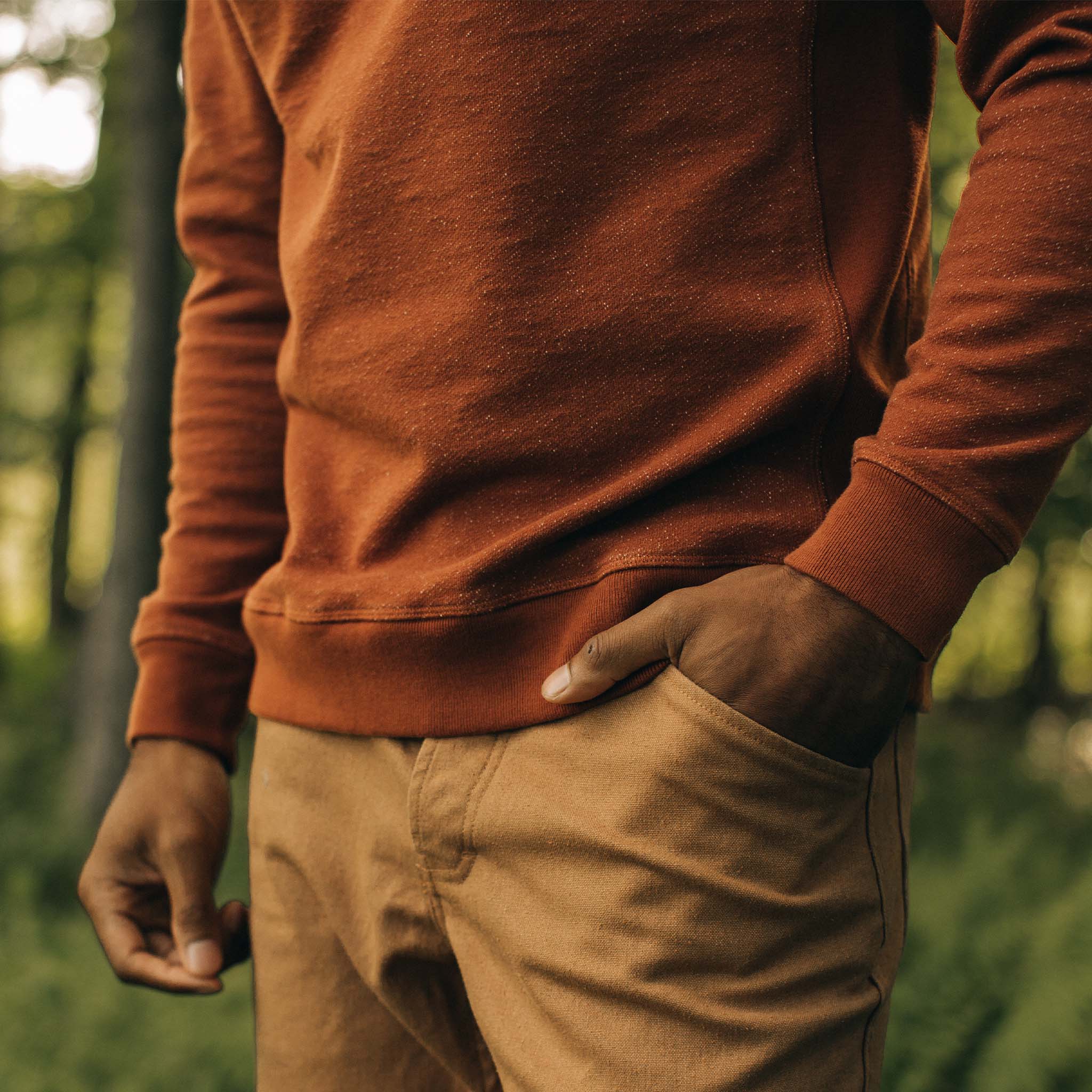 The Fillmore Crewneck in Copper Terry - Image 3