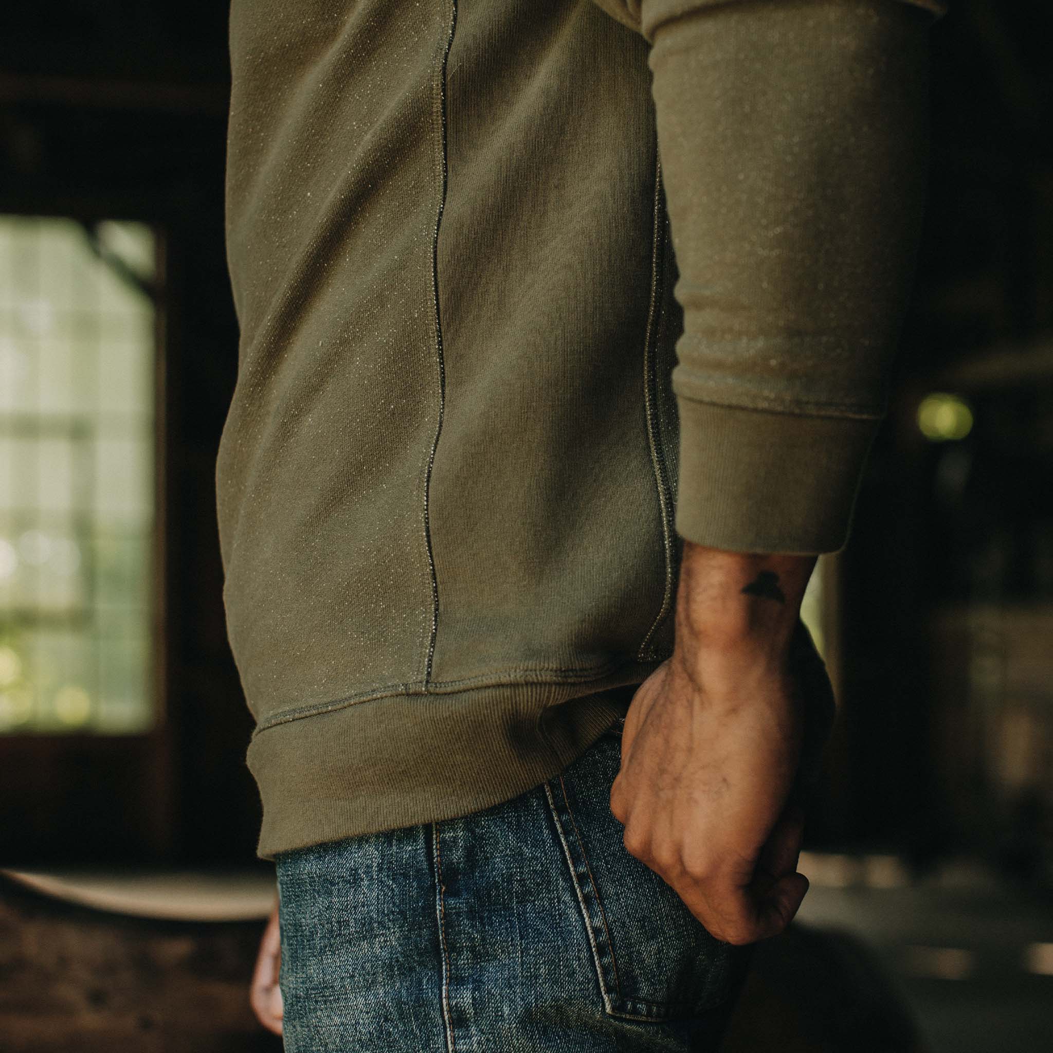 The Fillmore Crewneck in Cypress Terry - Image 4