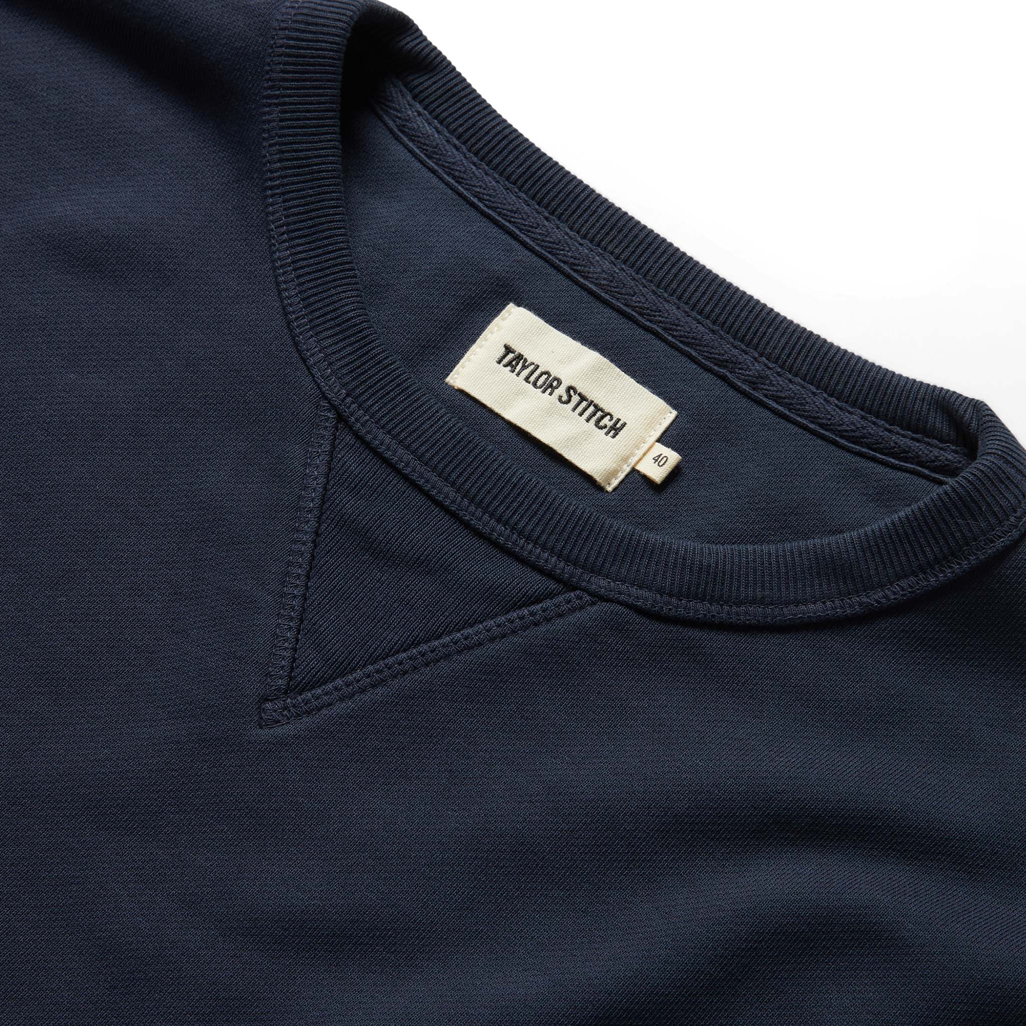 The Fillmore Crewneck in Dark Navy - Image 6