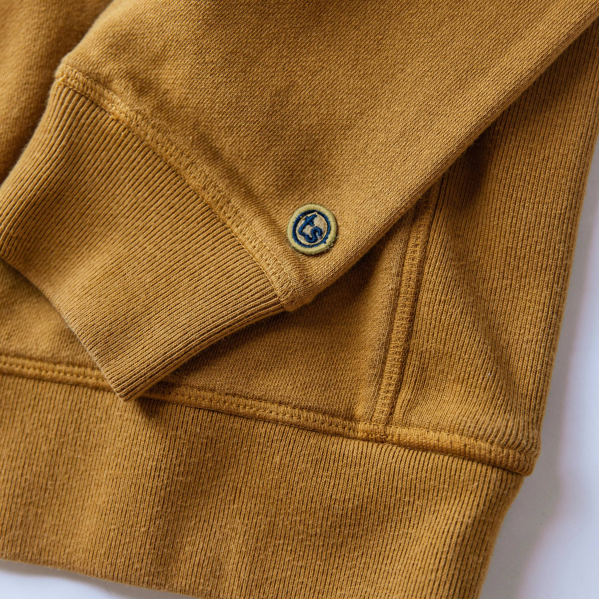 The Fillmore Crewneck in Saffron Terry - Image 7