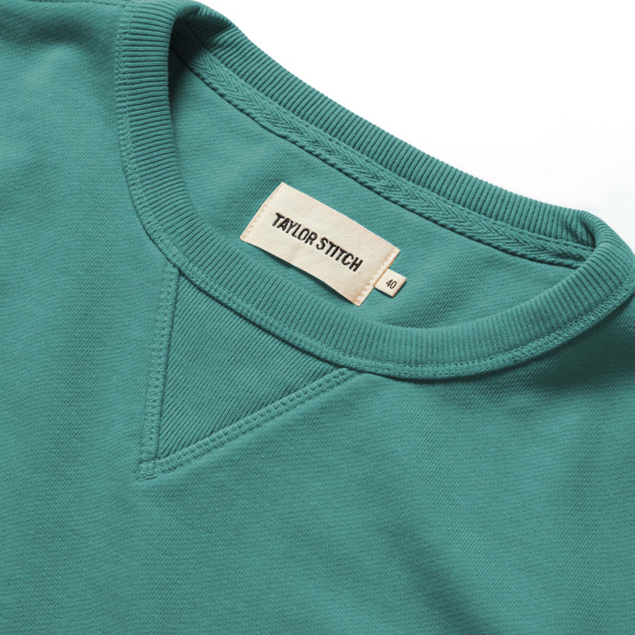 The Fillmore Crewneck in Teal - Image 5