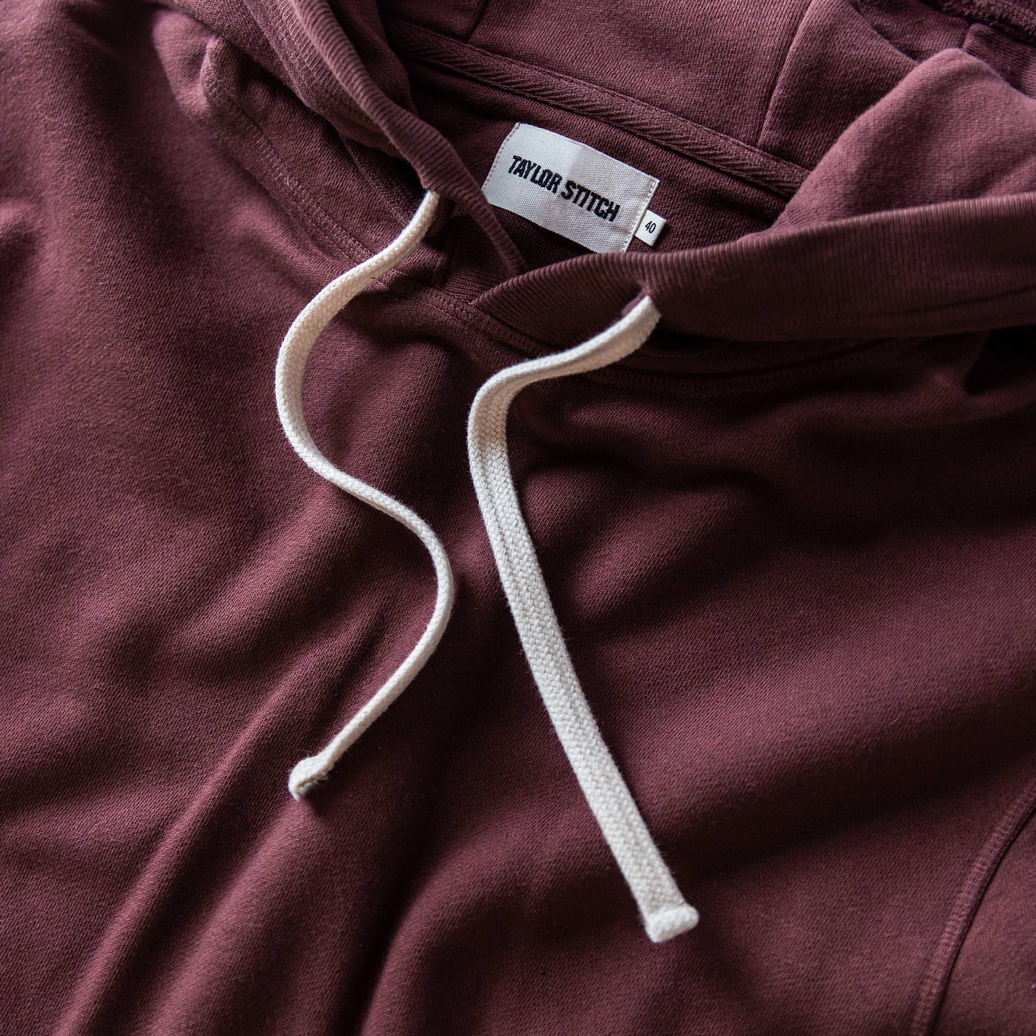 The Fillmore Hoodie in Burgundy Terry - Image 6