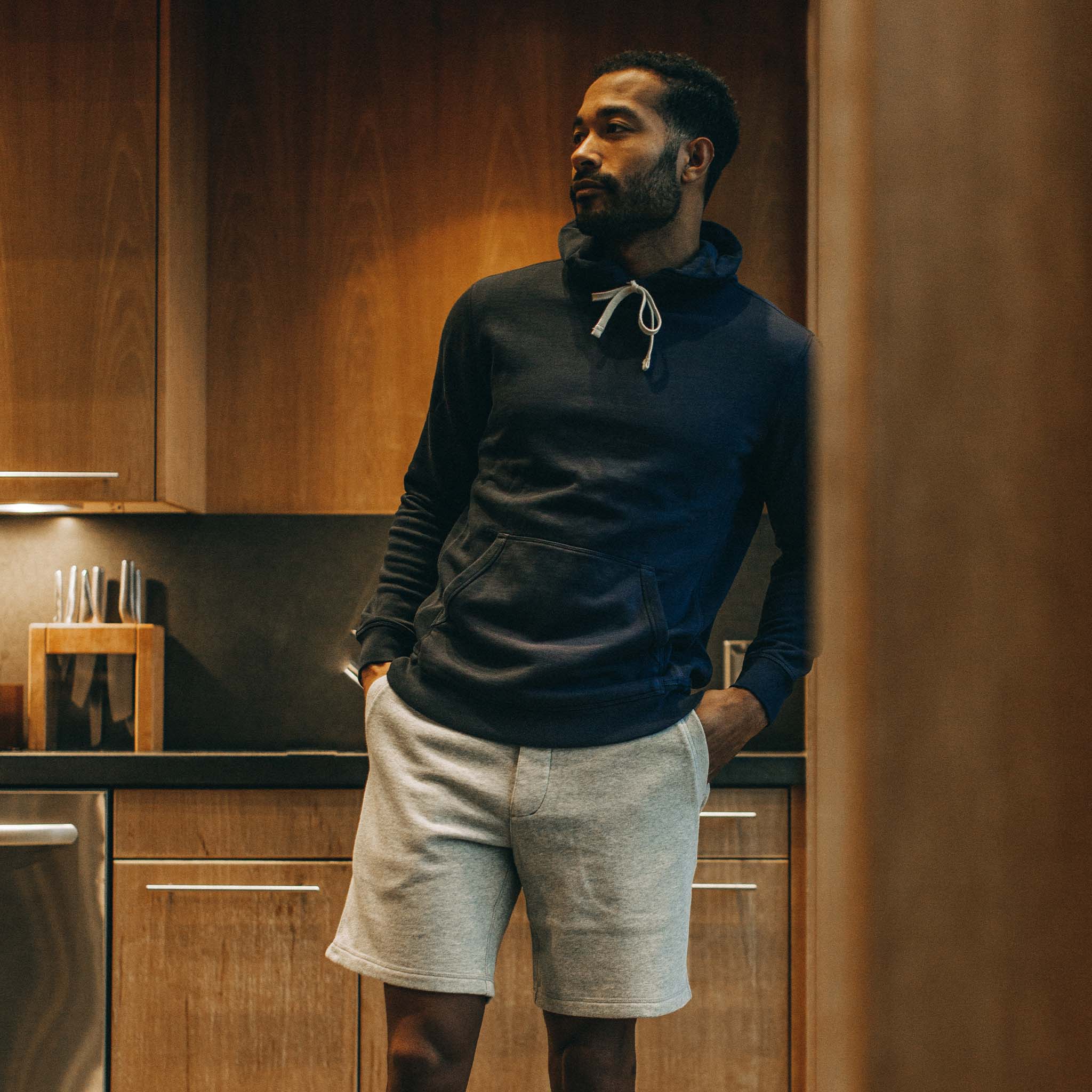 The Fillmore Hoodie in Dark Navy - Image 2