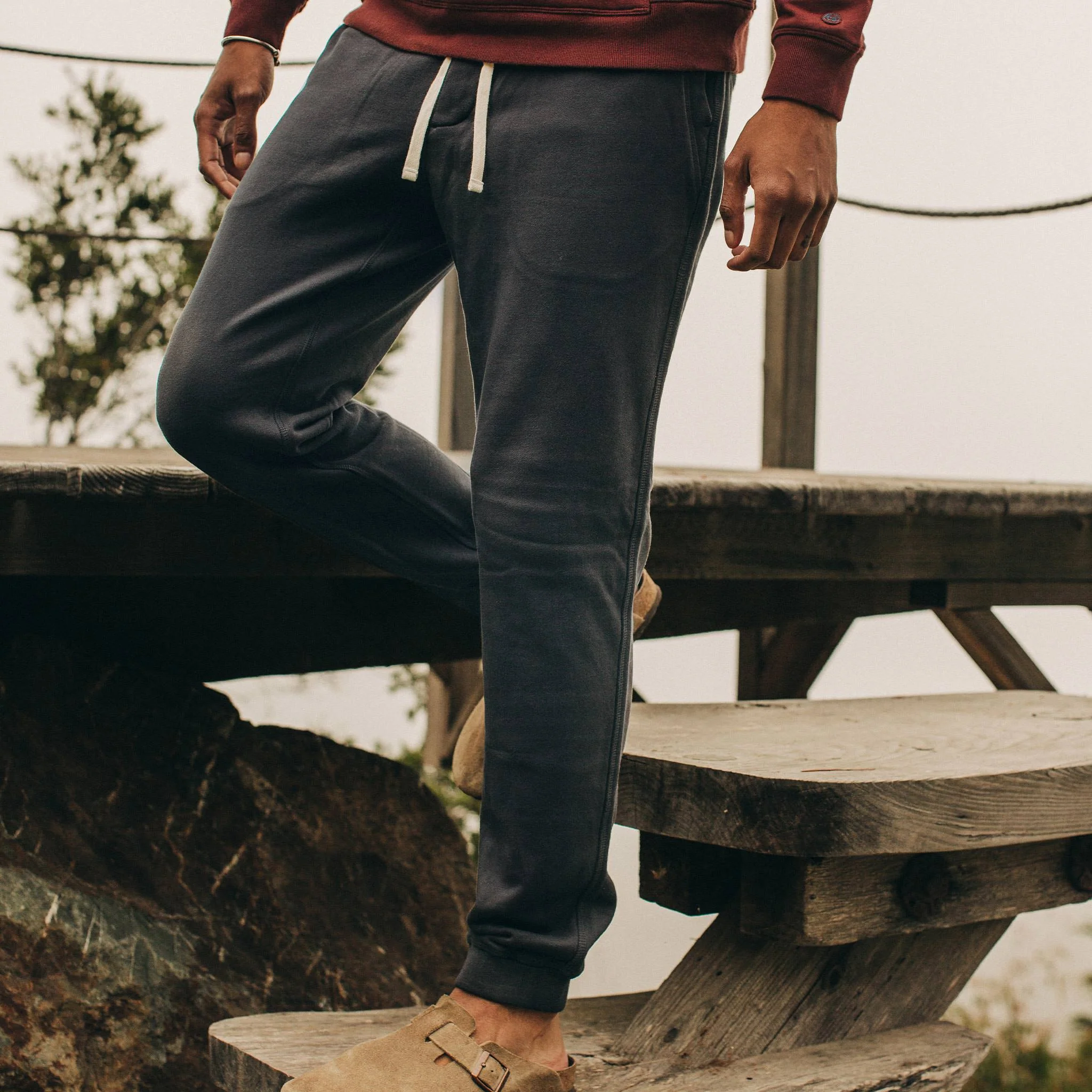The Fillmore Pant in Coal Terry - Image 3