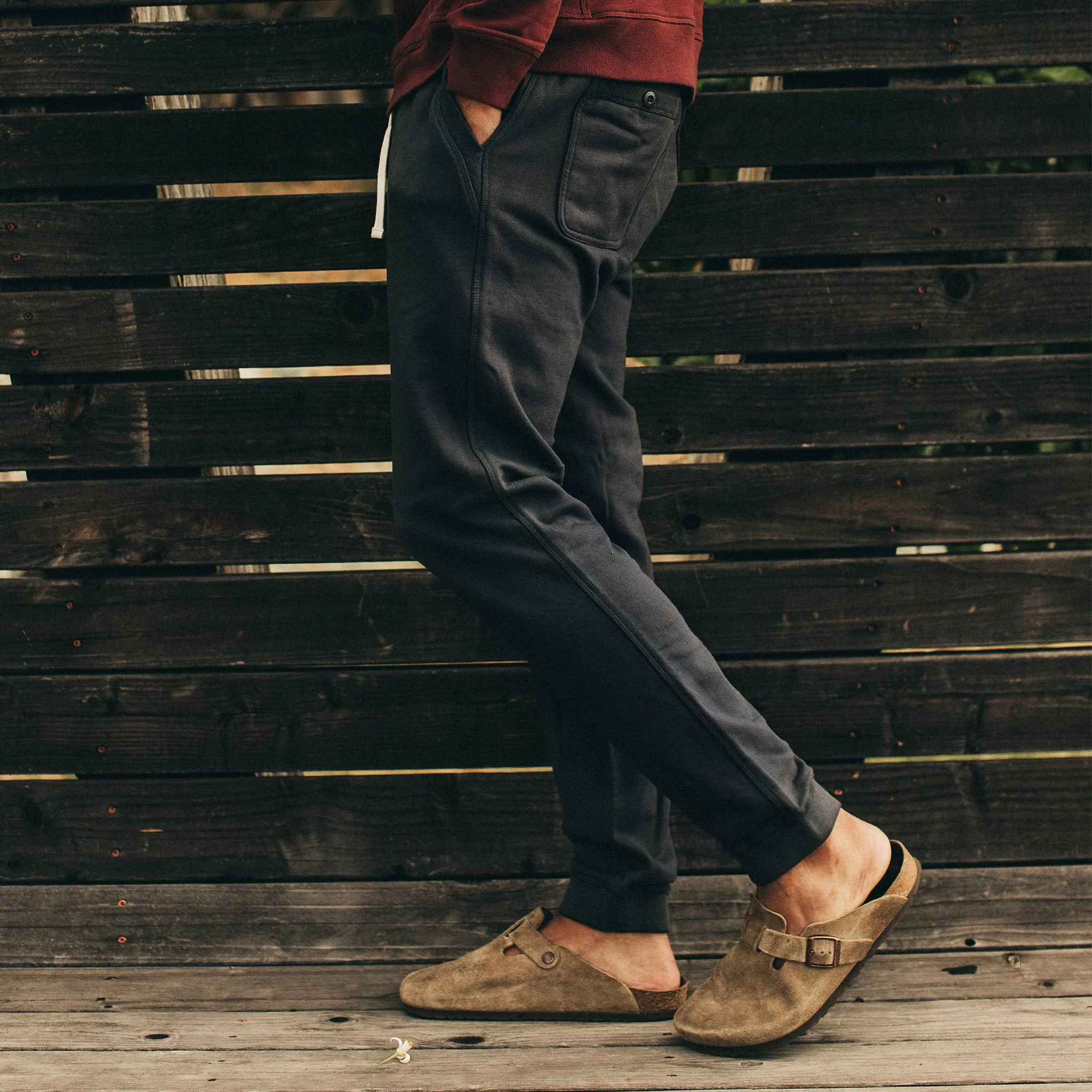 The Fillmore Pant in Coal Terry - Image 4