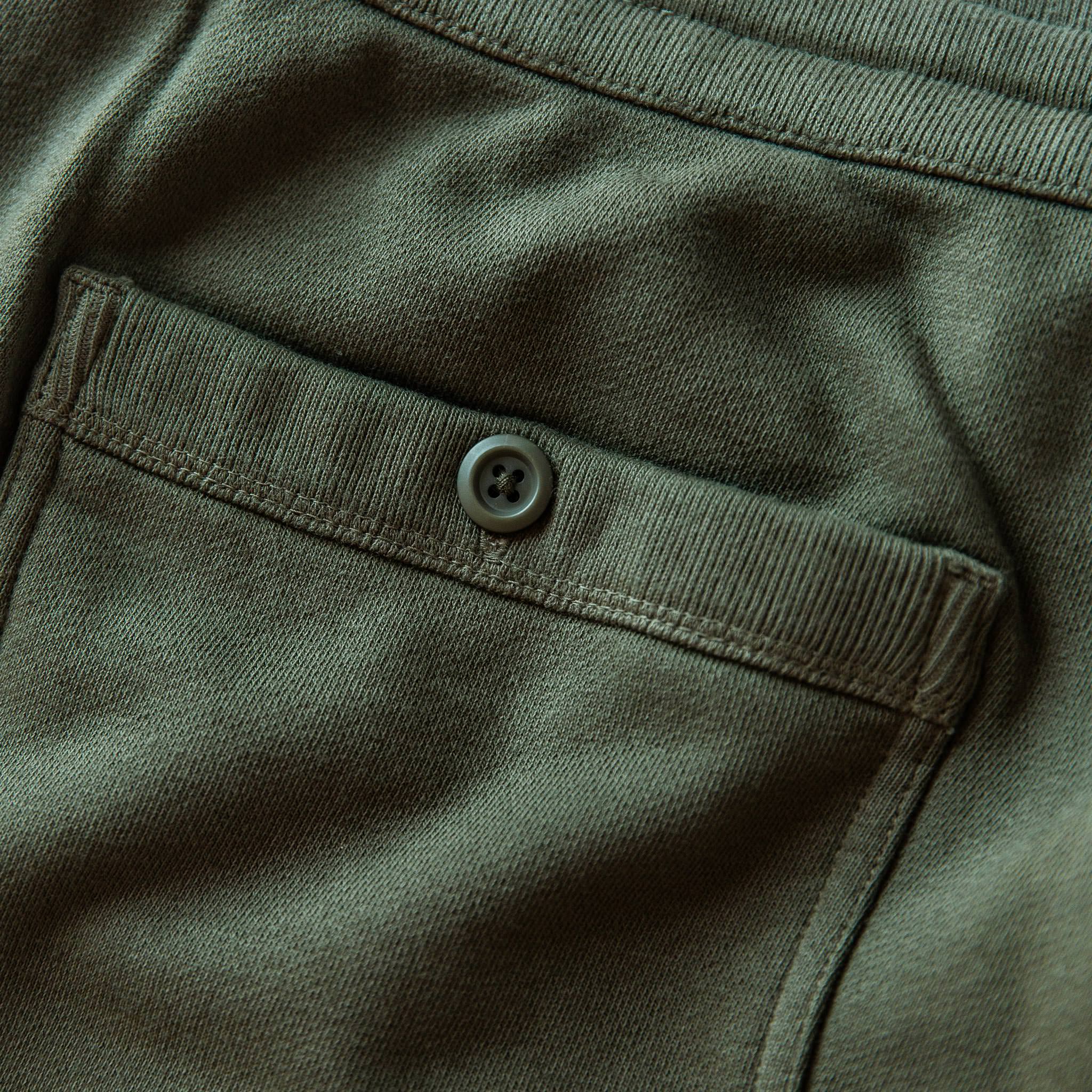 The Fillmore Pant in Dark Olive Terry - Image 8