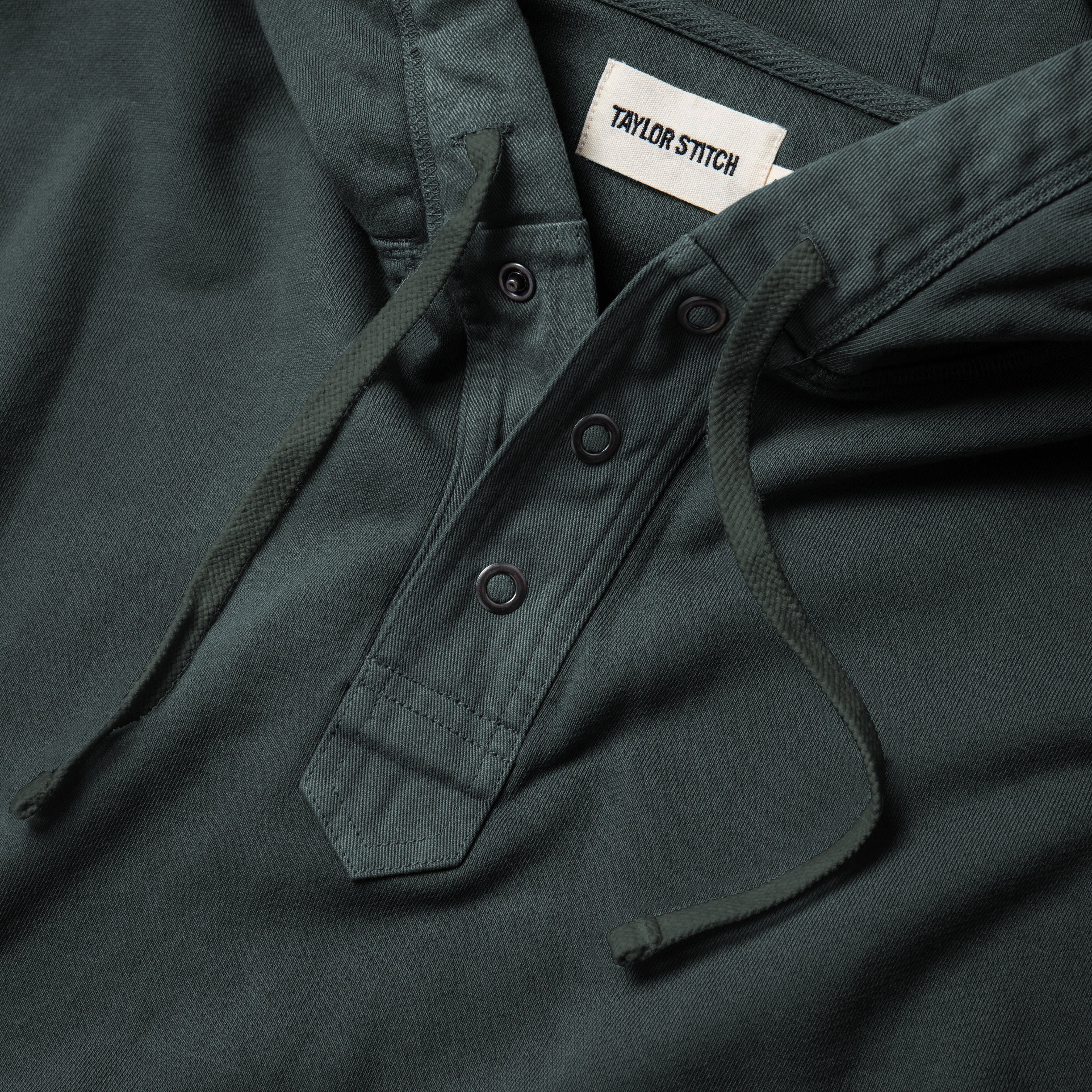 The Fillmore Snap Hoodie in Deep Sea Terry - Image 5