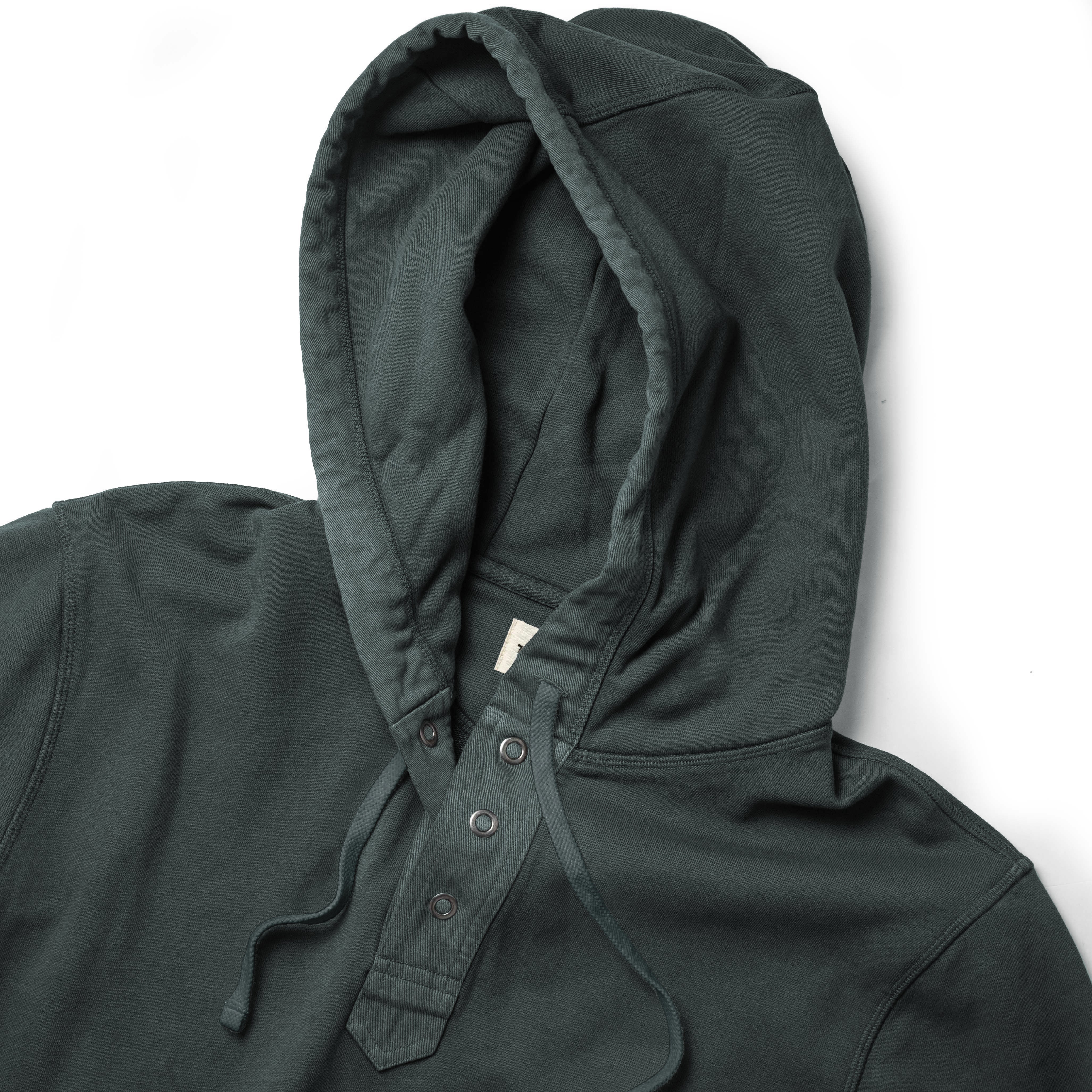 The Fillmore Snap Hoodie in Deep Sea Terry - Image 6