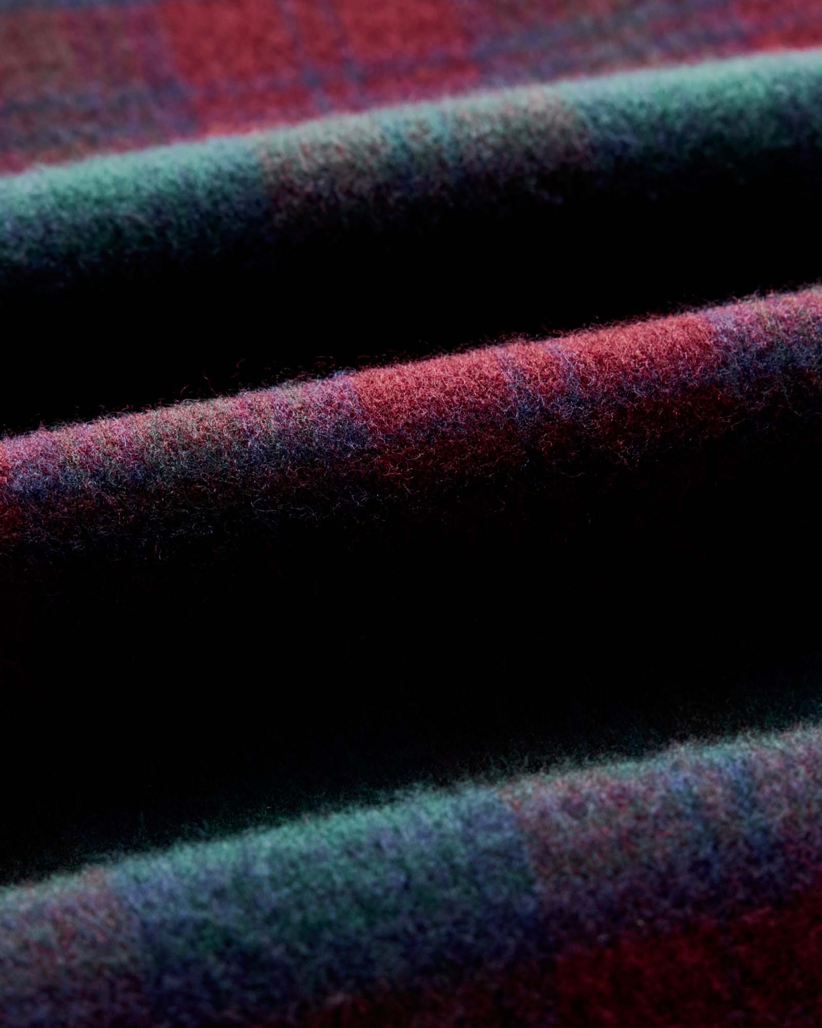 The Fireside Scarf in Currant Plaid - Image 4