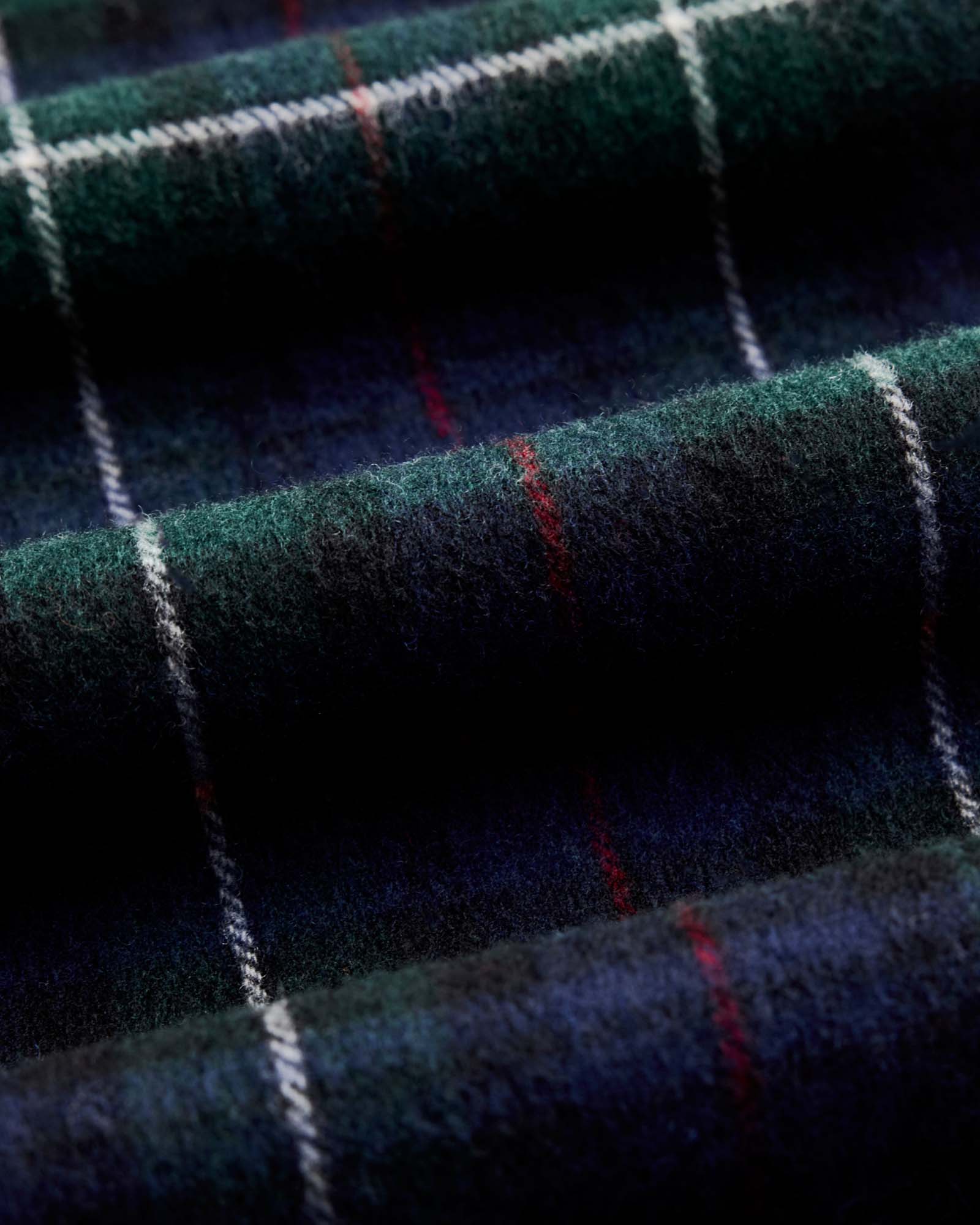 The Fireside Scarf in Highland Navy Plaid - Image 5
