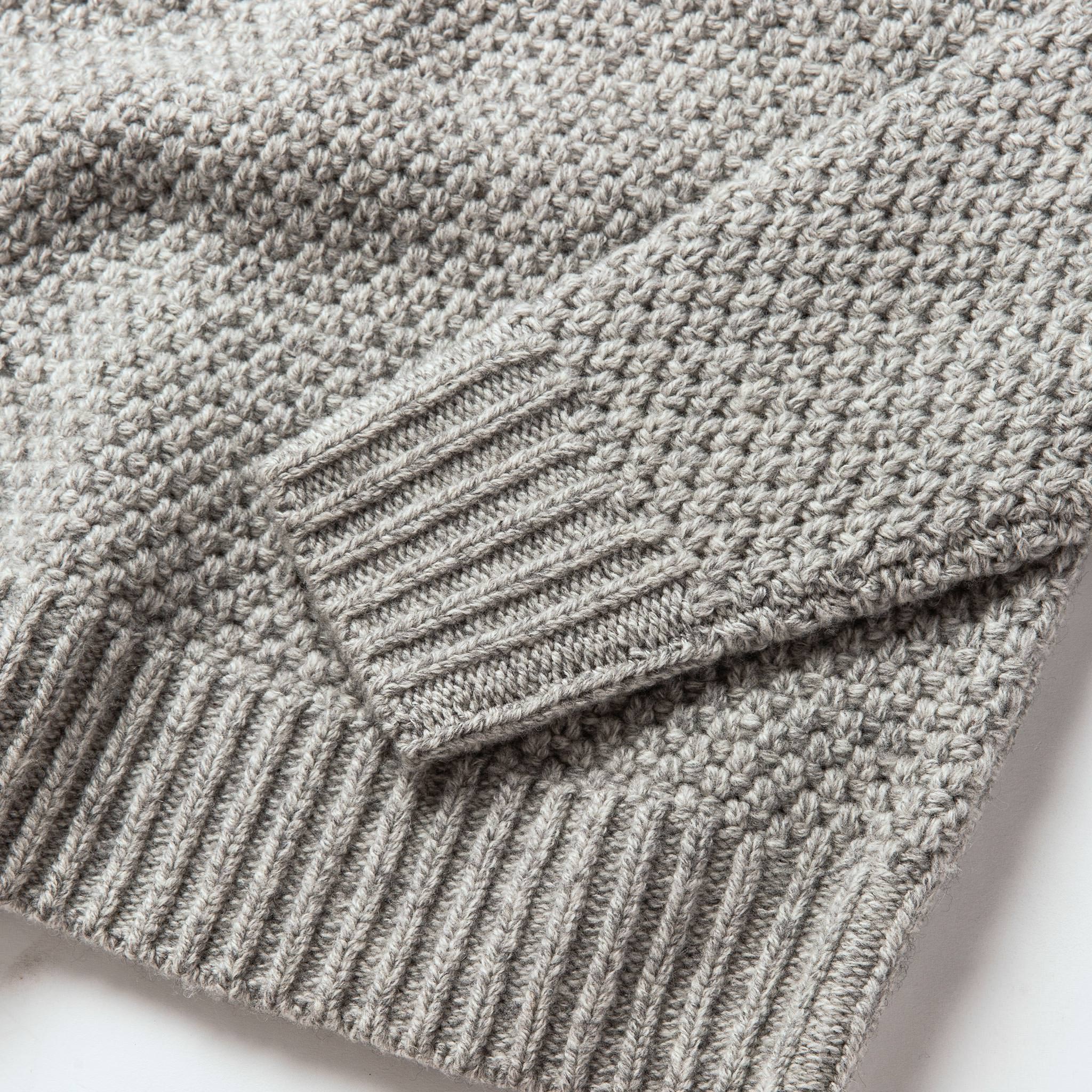 The Fisherman Sweater in Heather Ash - Image 8