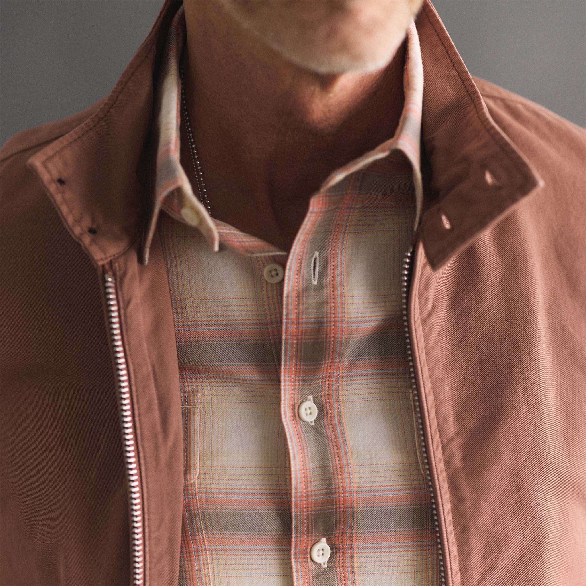 The Flint Jacket in Faded Brick Foundation Twill - Image 3