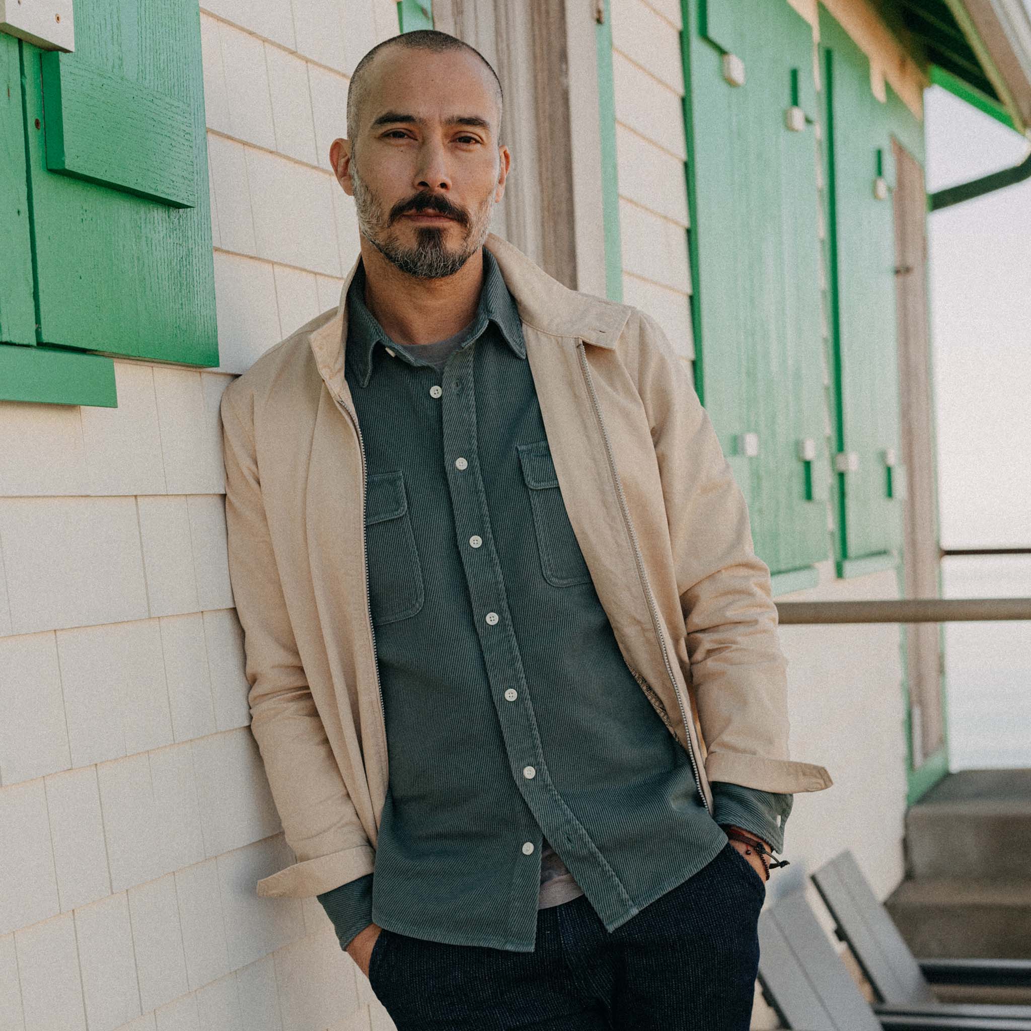 The Flint Jacket in Light Khaki Foundation Twill - Image 2