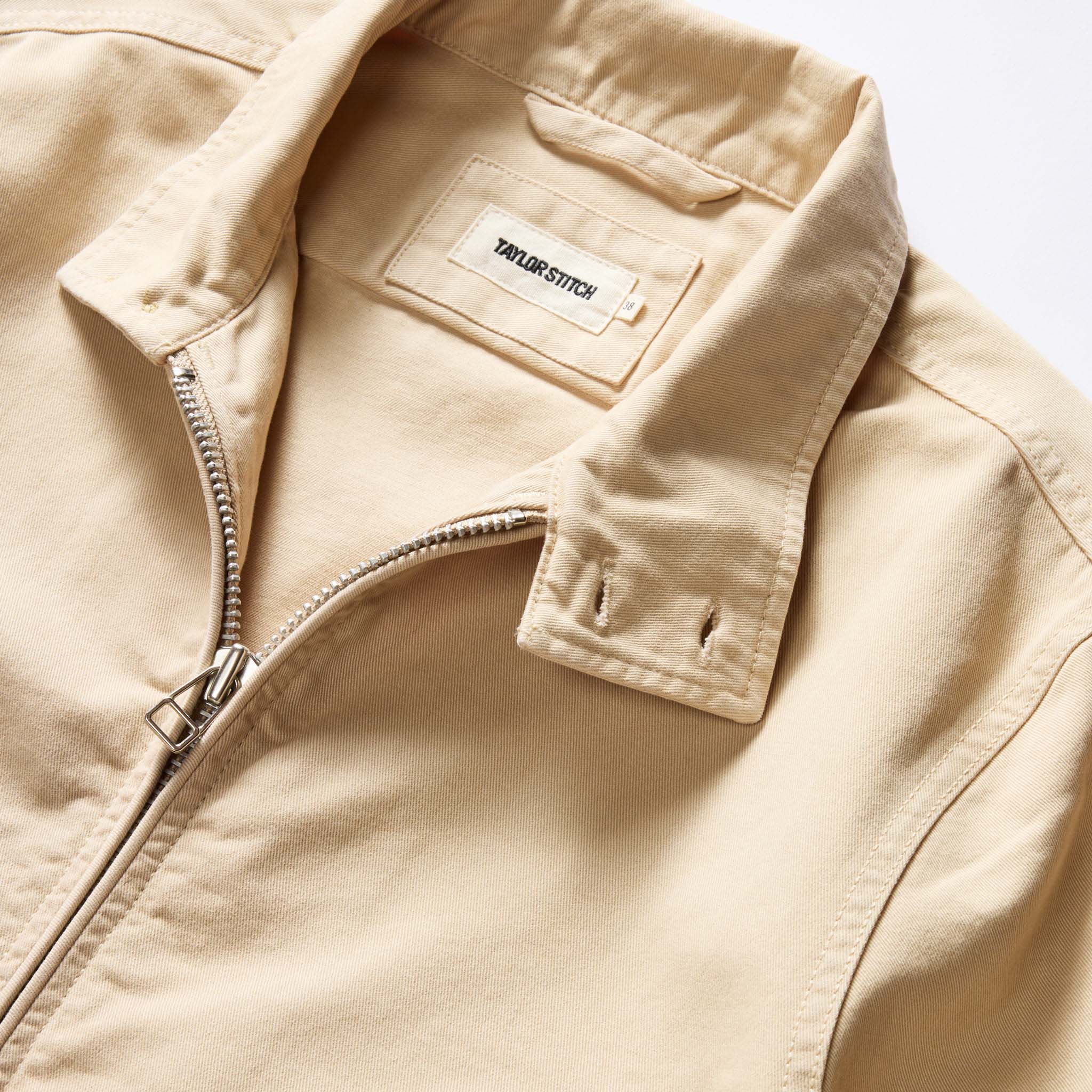 The Flint Jacket in Light Khaki Foundation Twill - Image 8