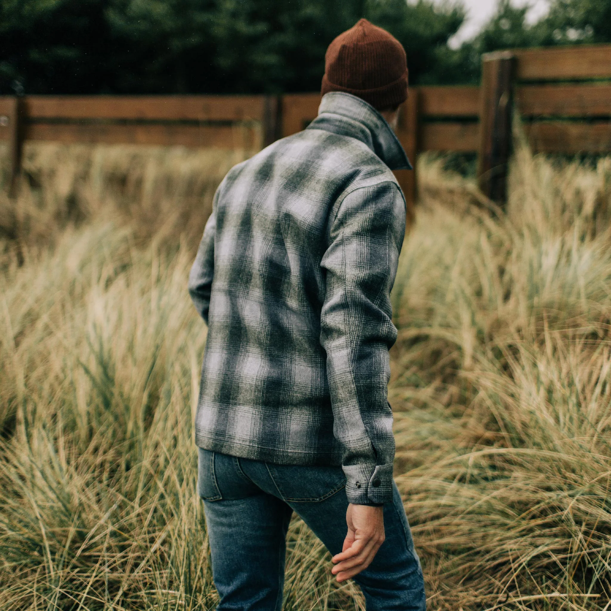 The Forester Jacket in Ash Plaid - Image 4