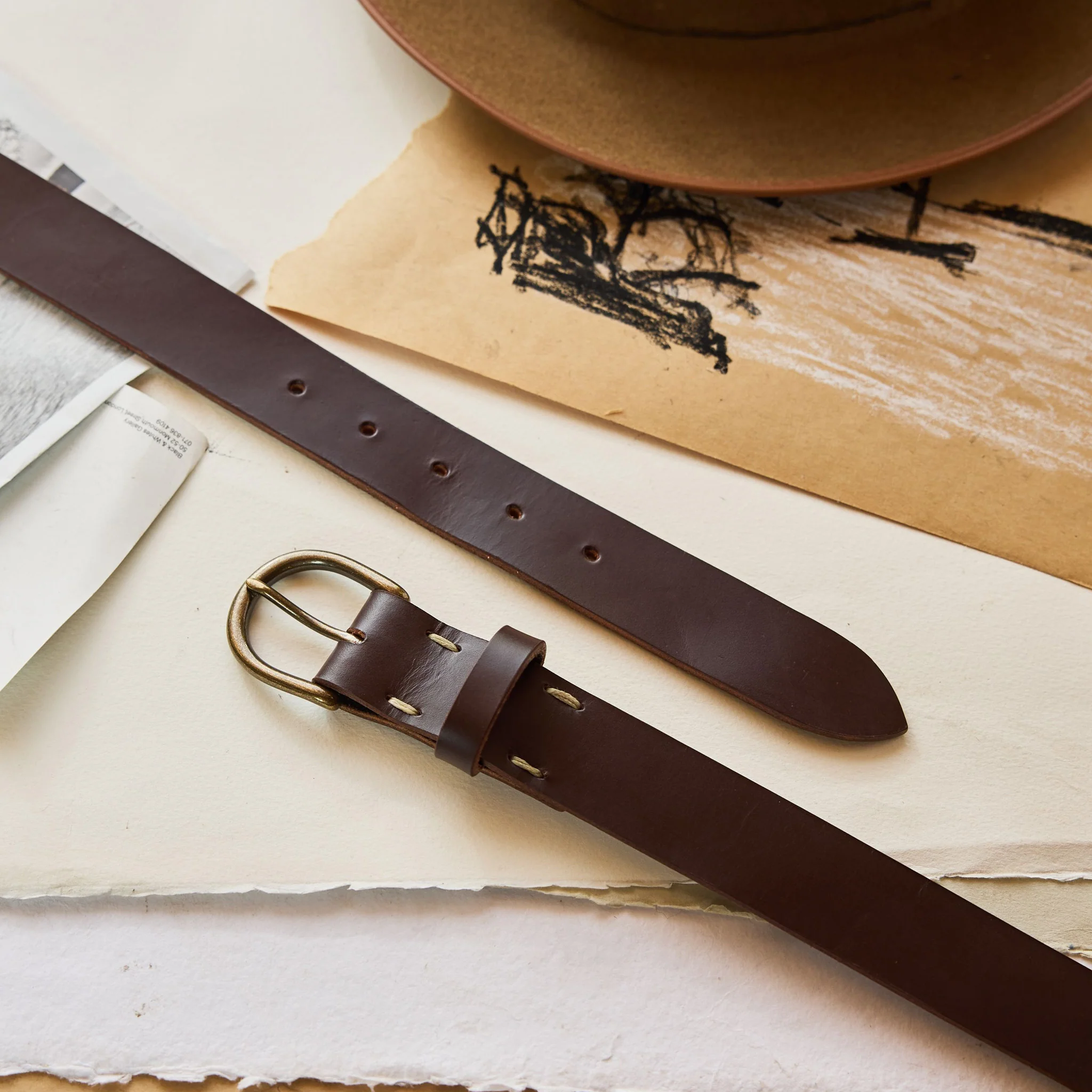 The Foundation Belt in Dark Brown - Image 4
