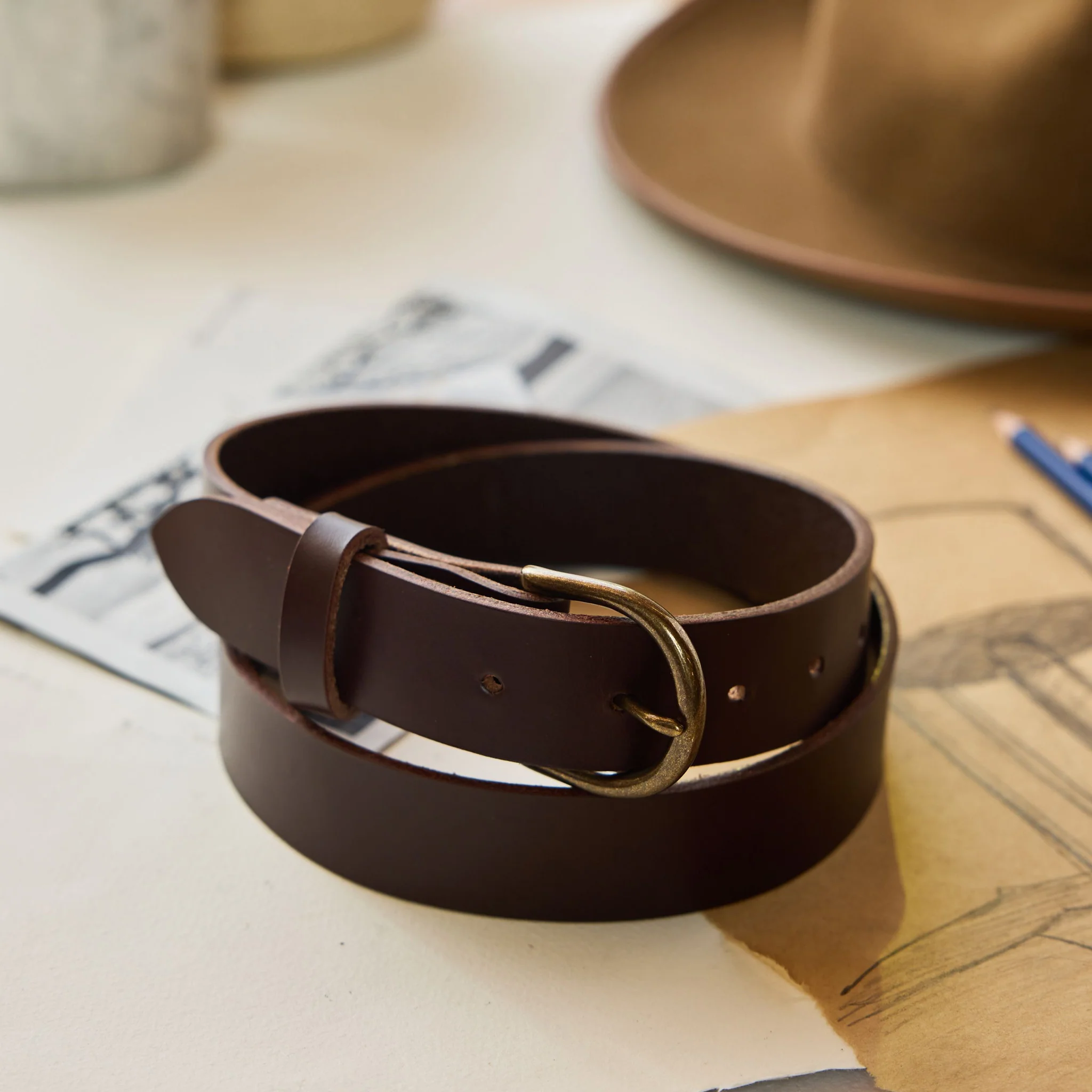 The Foundation Belt in Dark Brown - Image 5