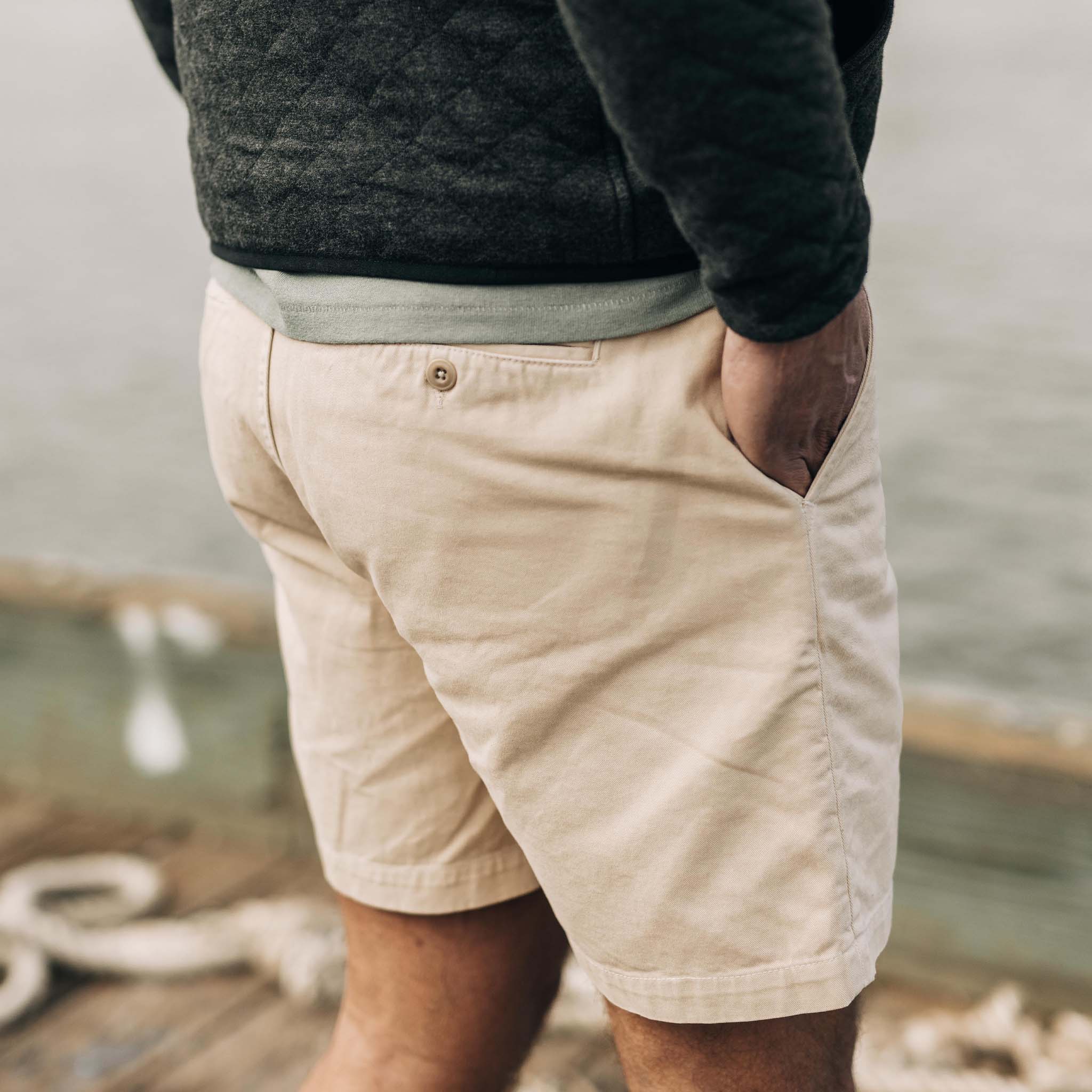 The Foundation Short in Organic Dune - Image 4