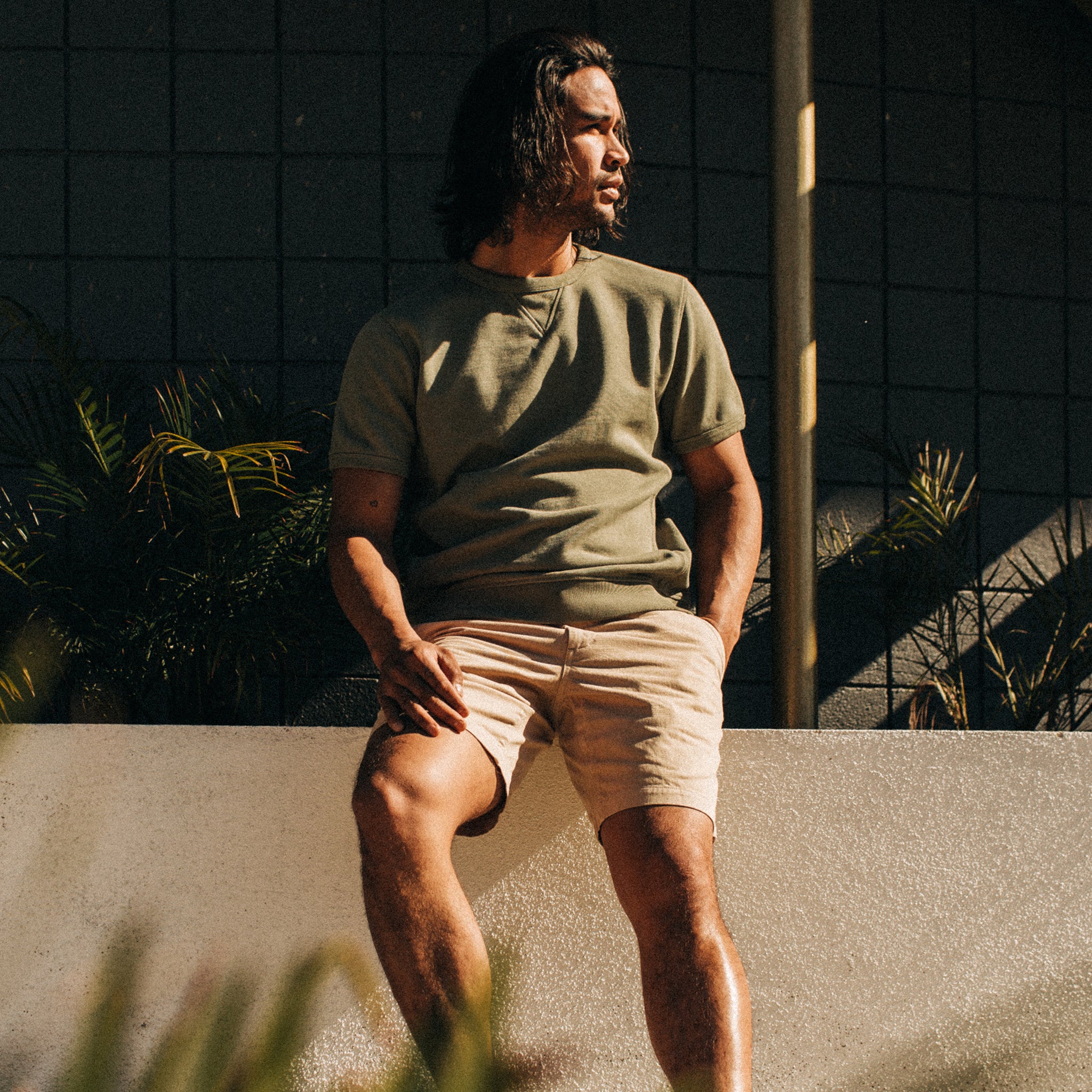 The Foundation Short in Khaki Twill - Image 4