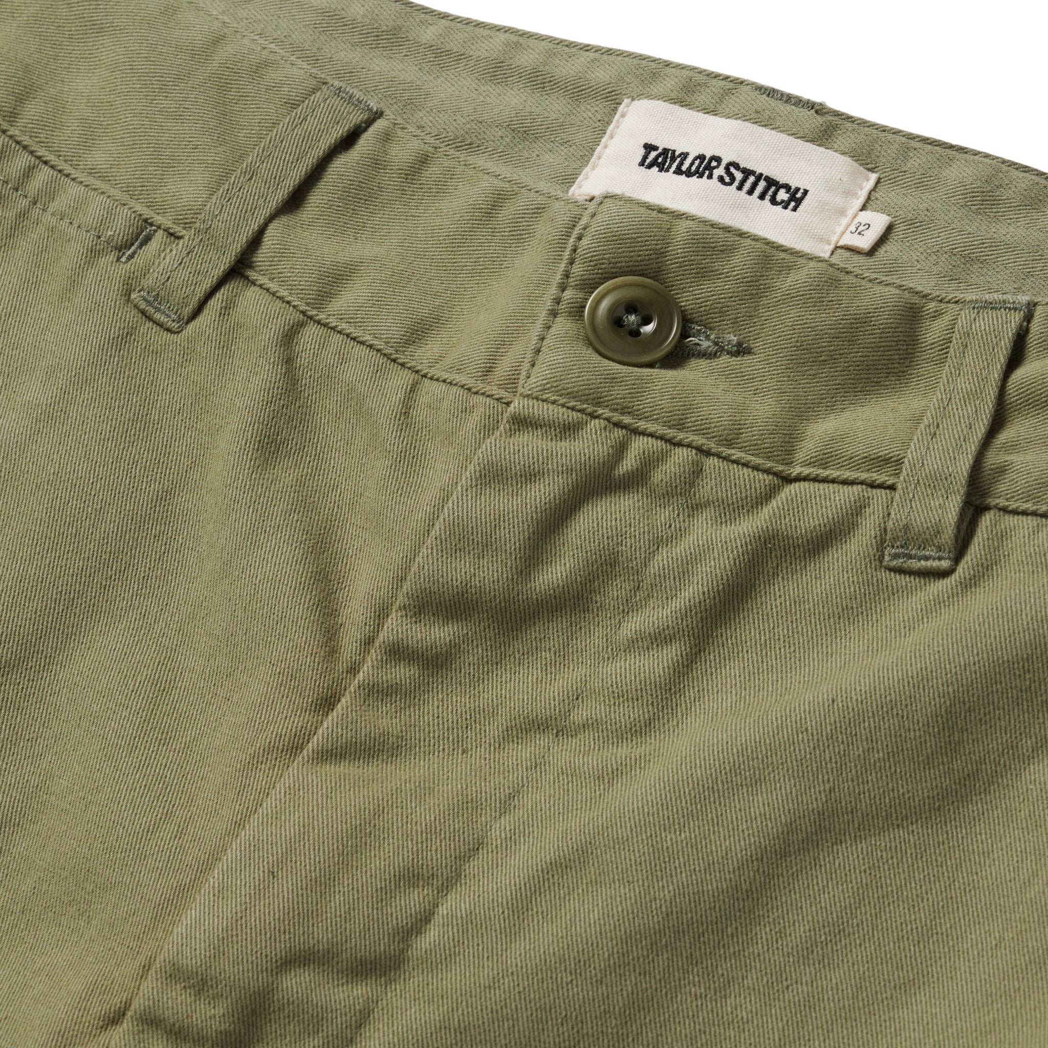 The Foundation Short in Olive Twill - Image 7