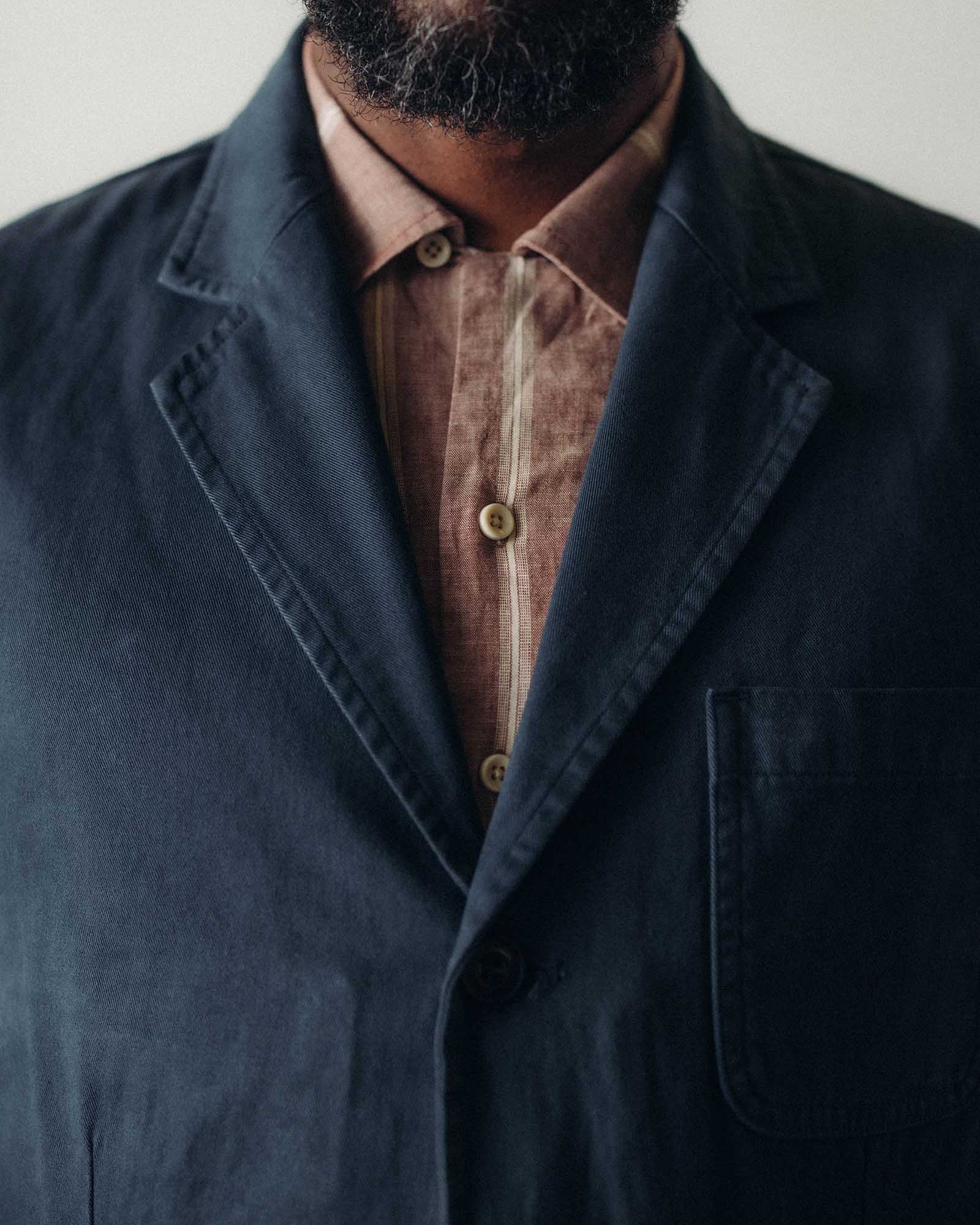 The Foundation Sportcoat in Organic Navy Twill - Image 3