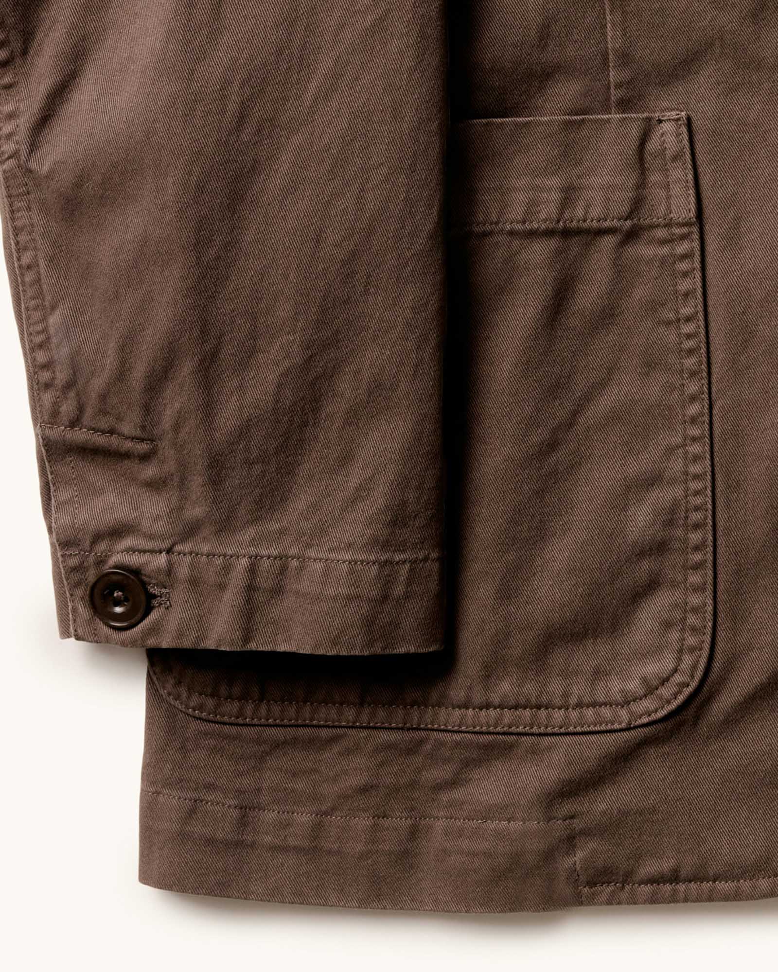 The Foundation Sportcoat in Organic Espresso Twill - Image 6