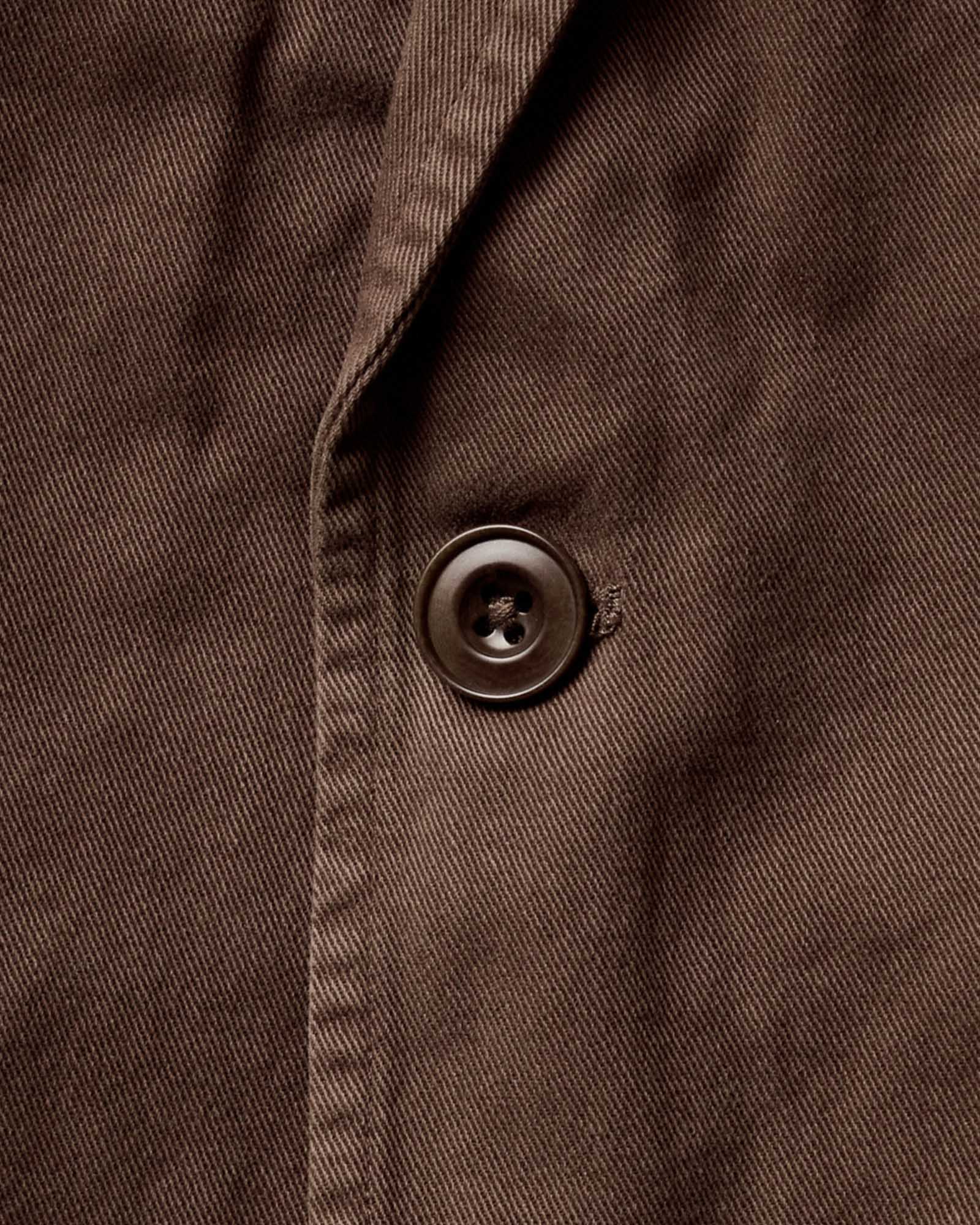 The Foundation Sportcoat in Organic Espresso Twill - Image 7