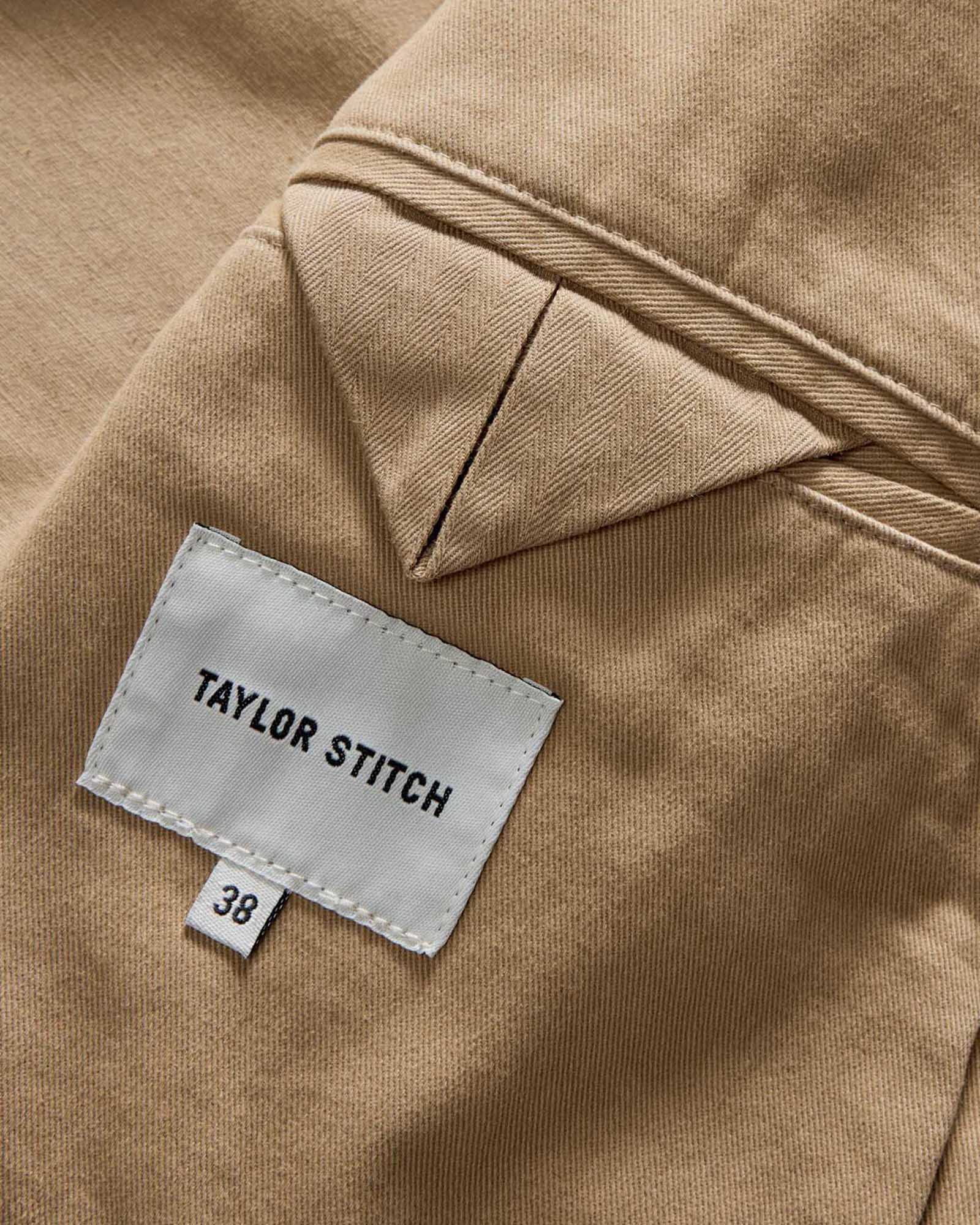 The Foundation Sportcoat in Organic Khaki Twill - Image 10