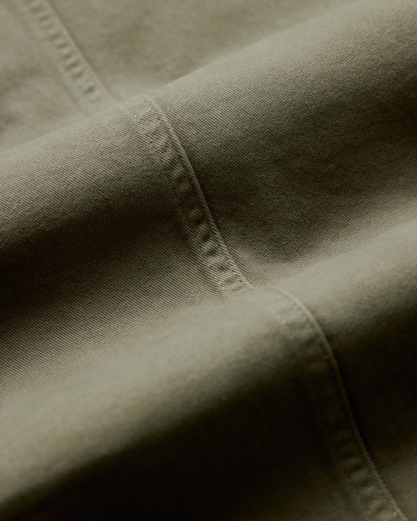 The Foundation Sportcoat in Organic Smoked Olive Twill - Image 8