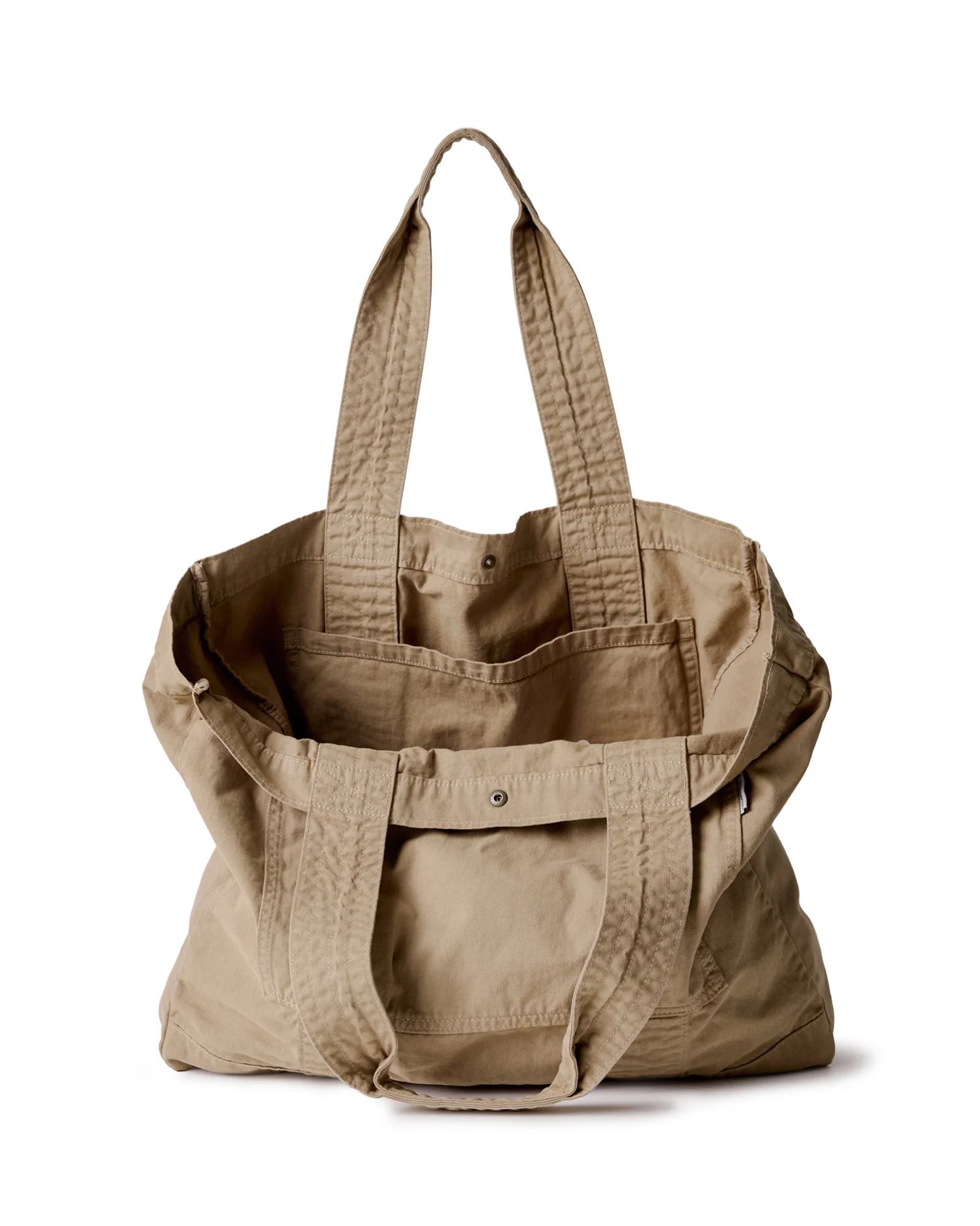 The Foundation Tote in Organic Khaki - Image 8
