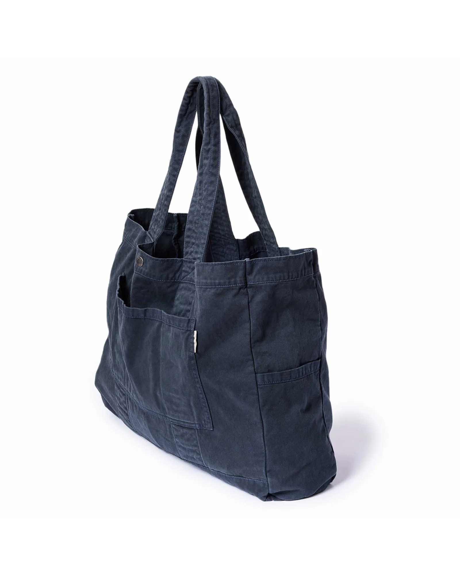 The Foundation Tote in Organic Navy - Image 10