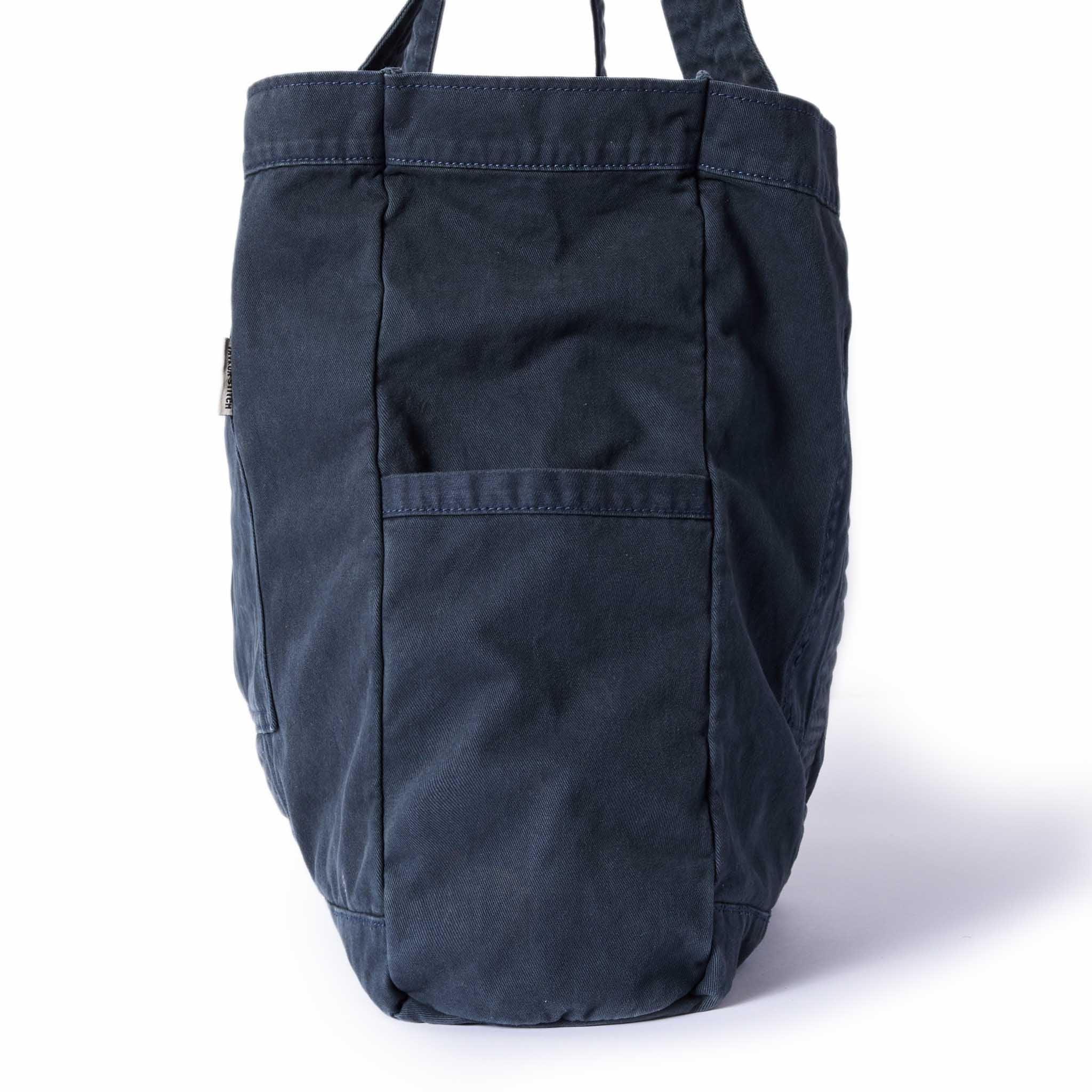 The Foundation Tote in Organic Navy - Image 8