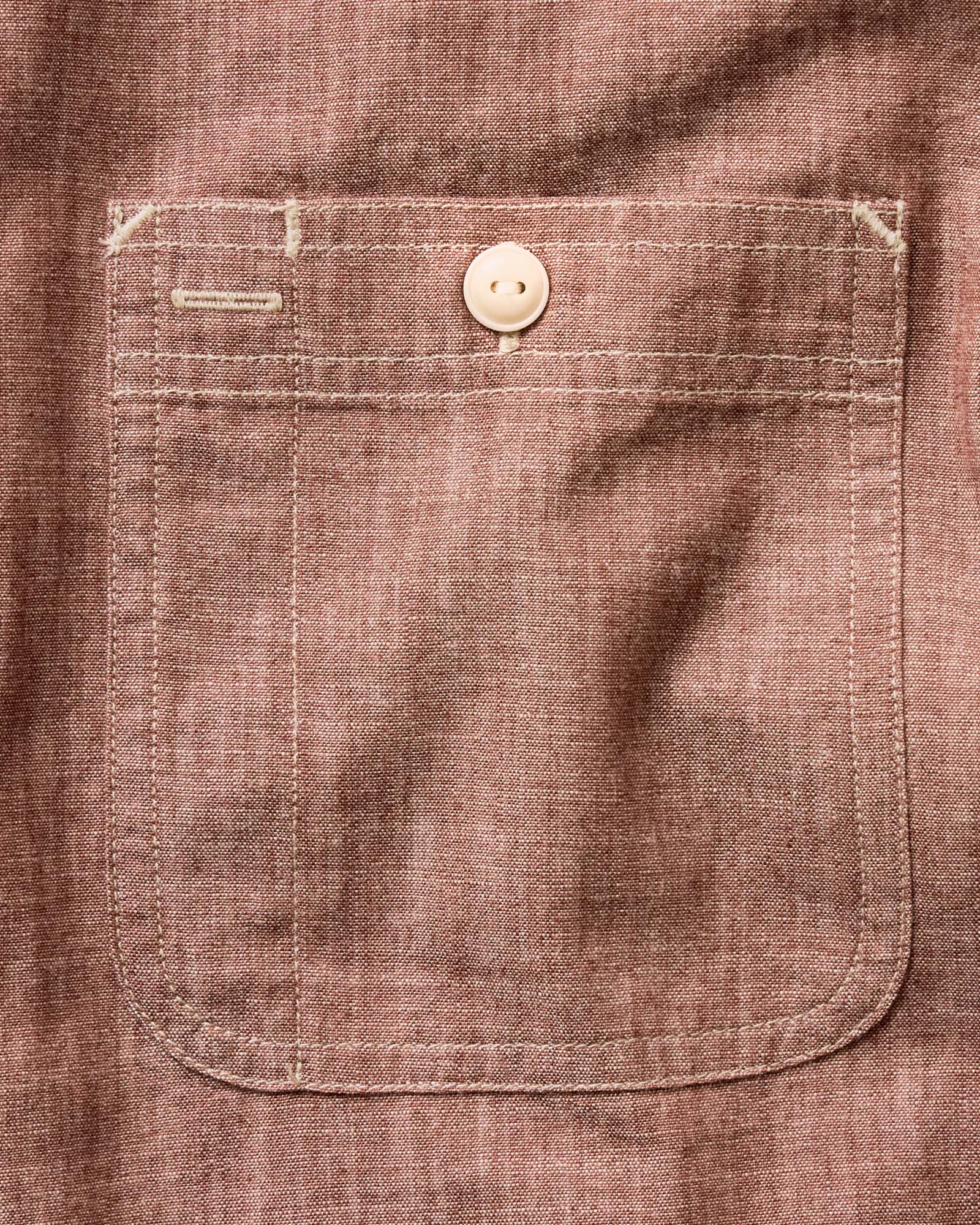 The Foundry Shirt in Brick Chambray - Image 6