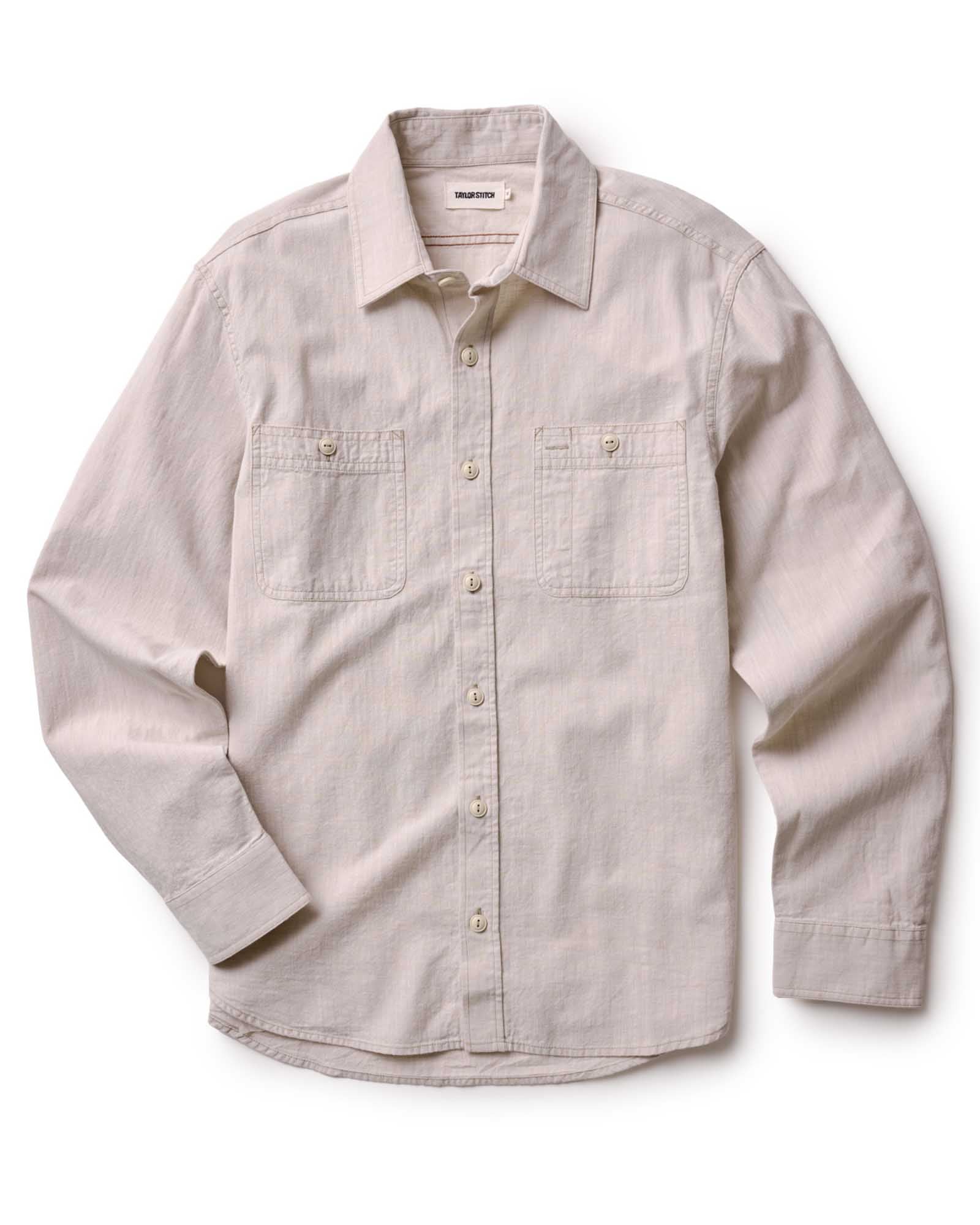 The Foundry Shirt in Natural Chambray - Image 6