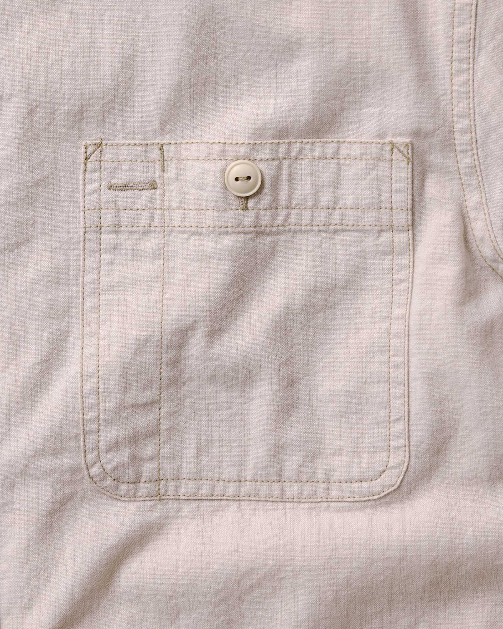 The Foundry Shirt in Natural Chambray - Image 8
