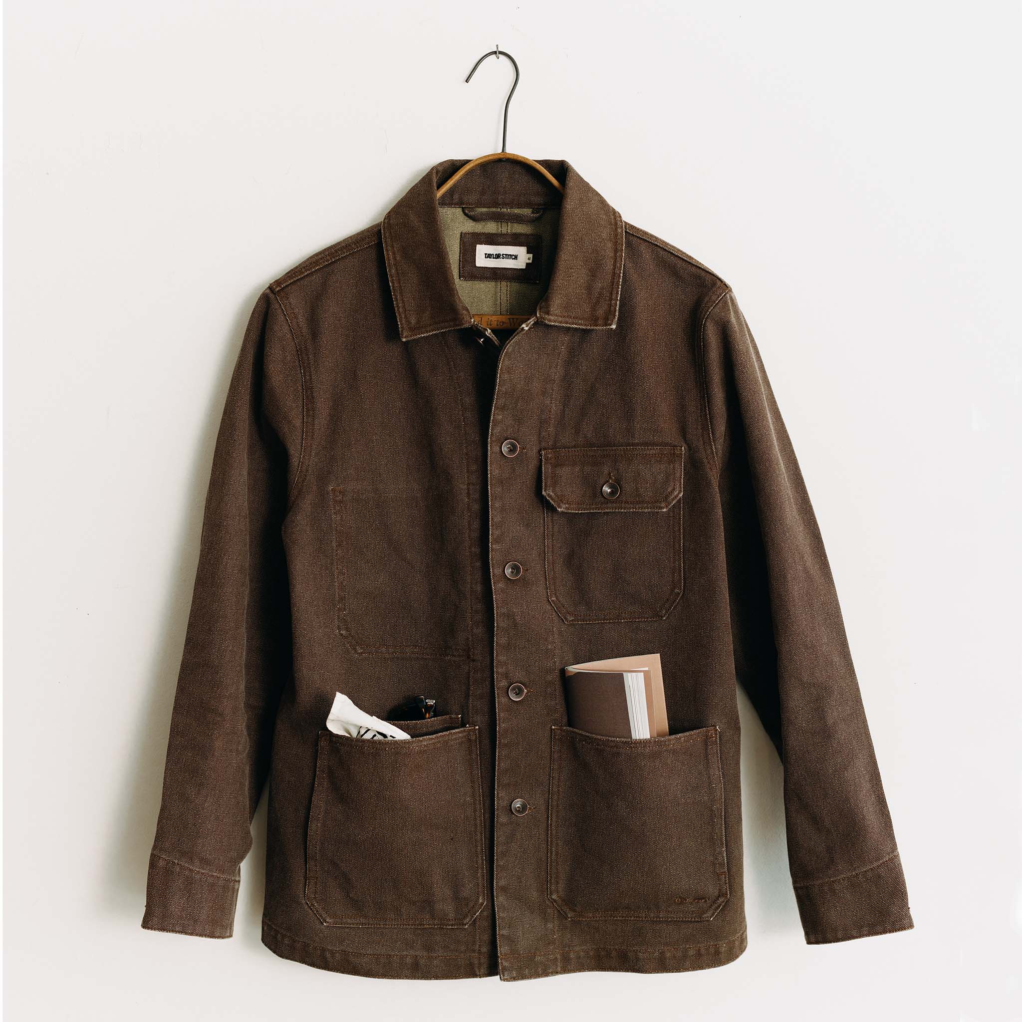 The Fremont Jacket in Aged Penny Chipped Canvas - Image 6
