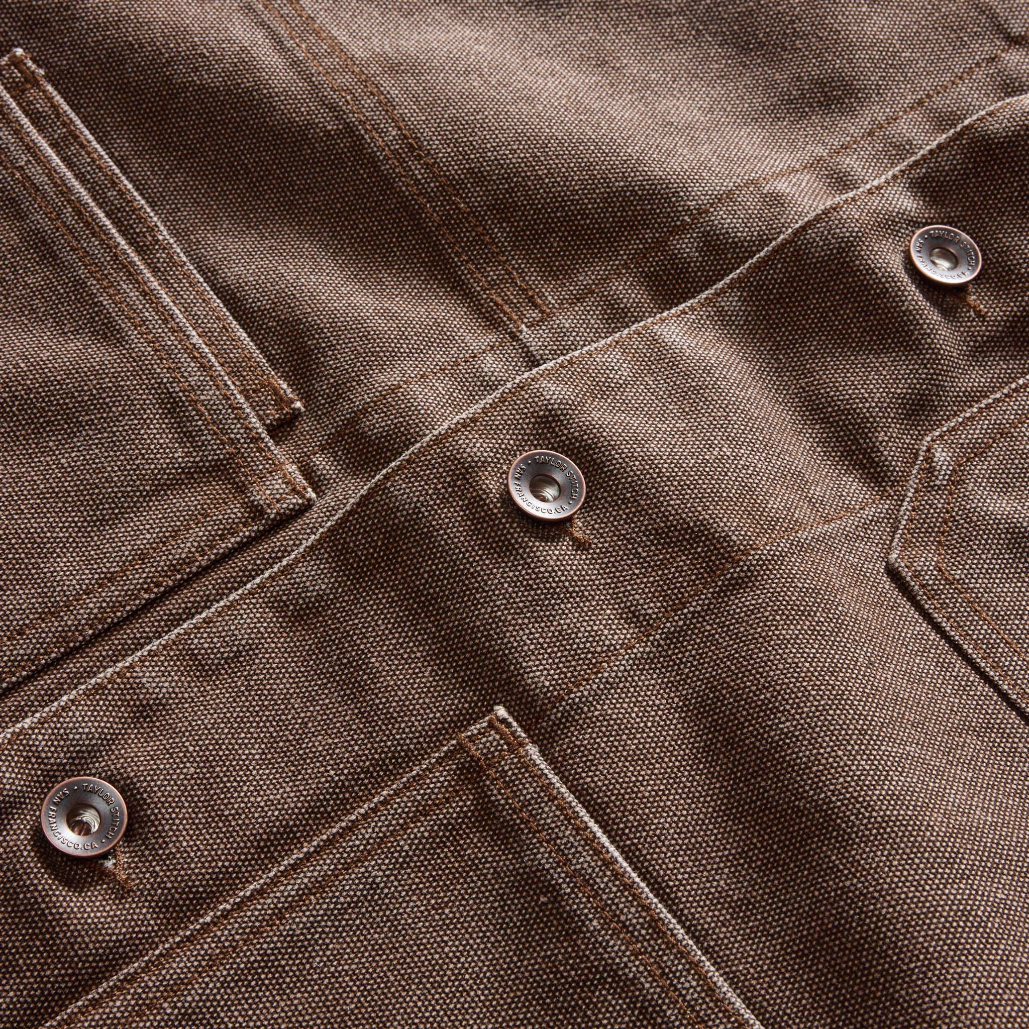 The Fremont Jacket in Aged Penny Chipped Canvas - Image 9