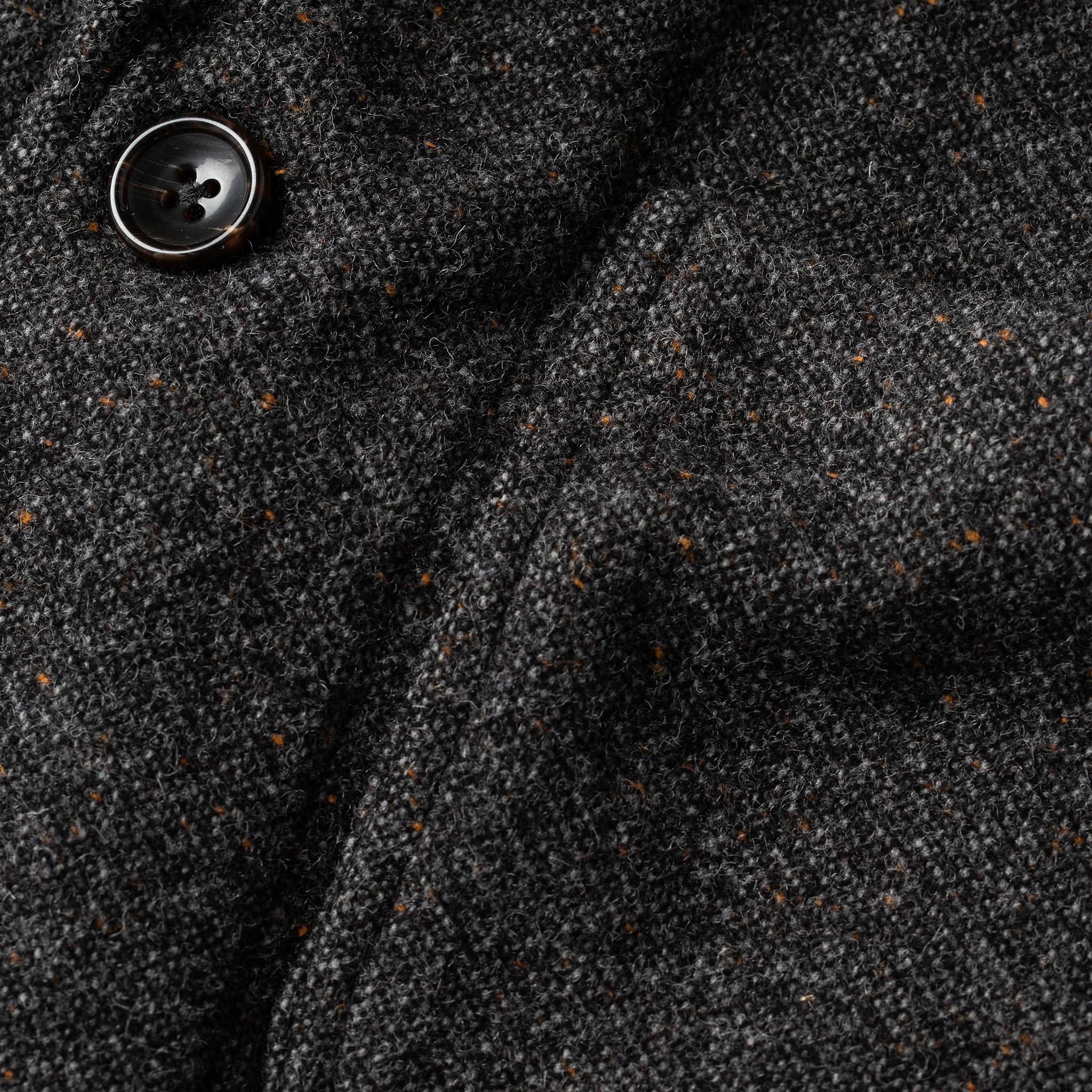 The Gibson Jacket in Charcoal Birdseye Wool - Image 9