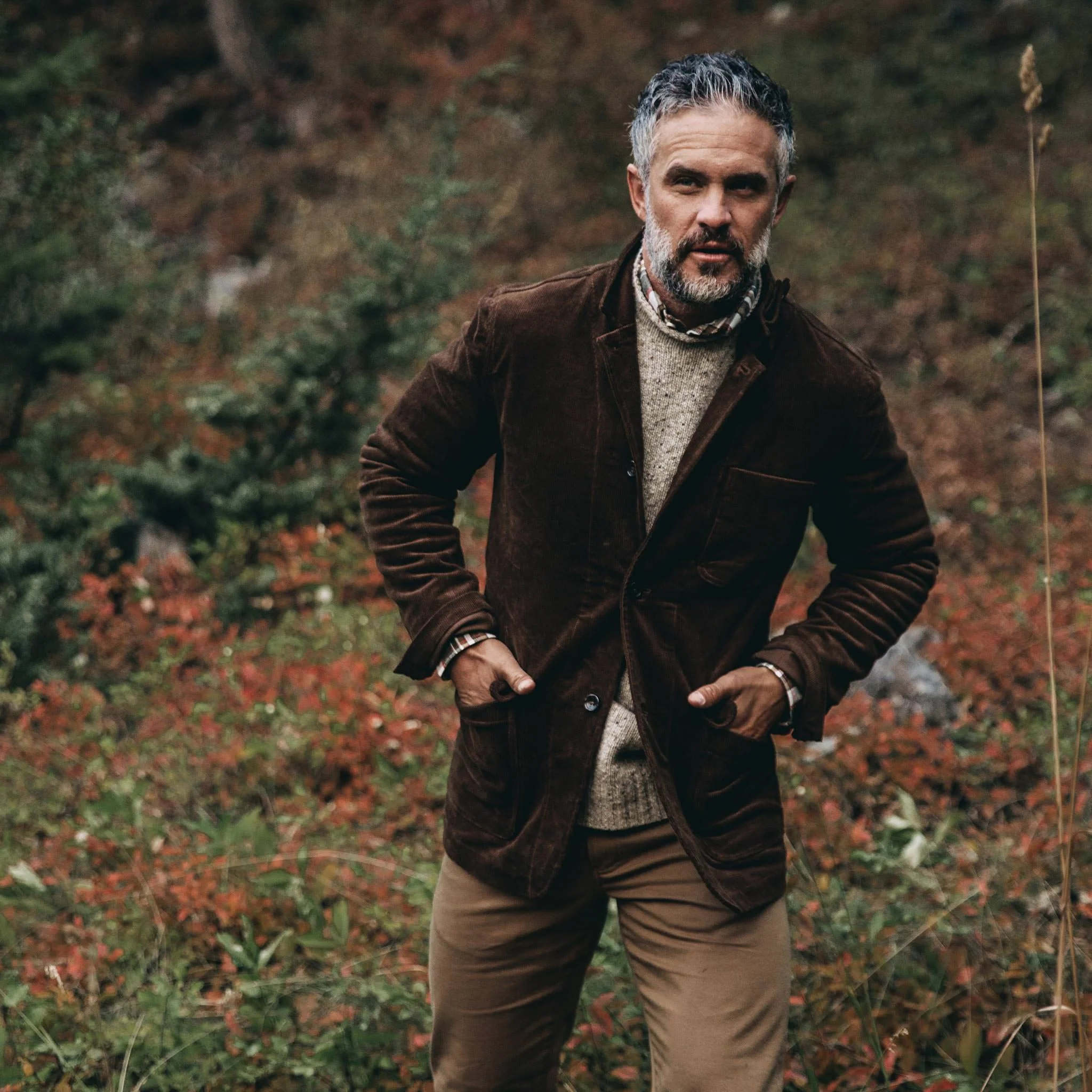 The Gibson Jacket in Chocolate Cord - Image 2