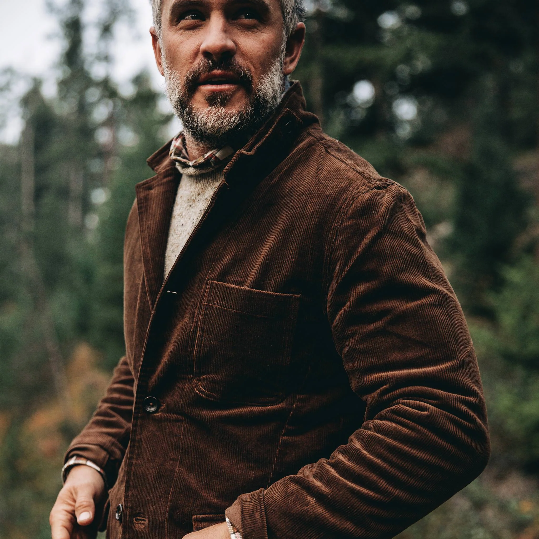 The Gibson Jacket in Chocolate Cord - Image 3