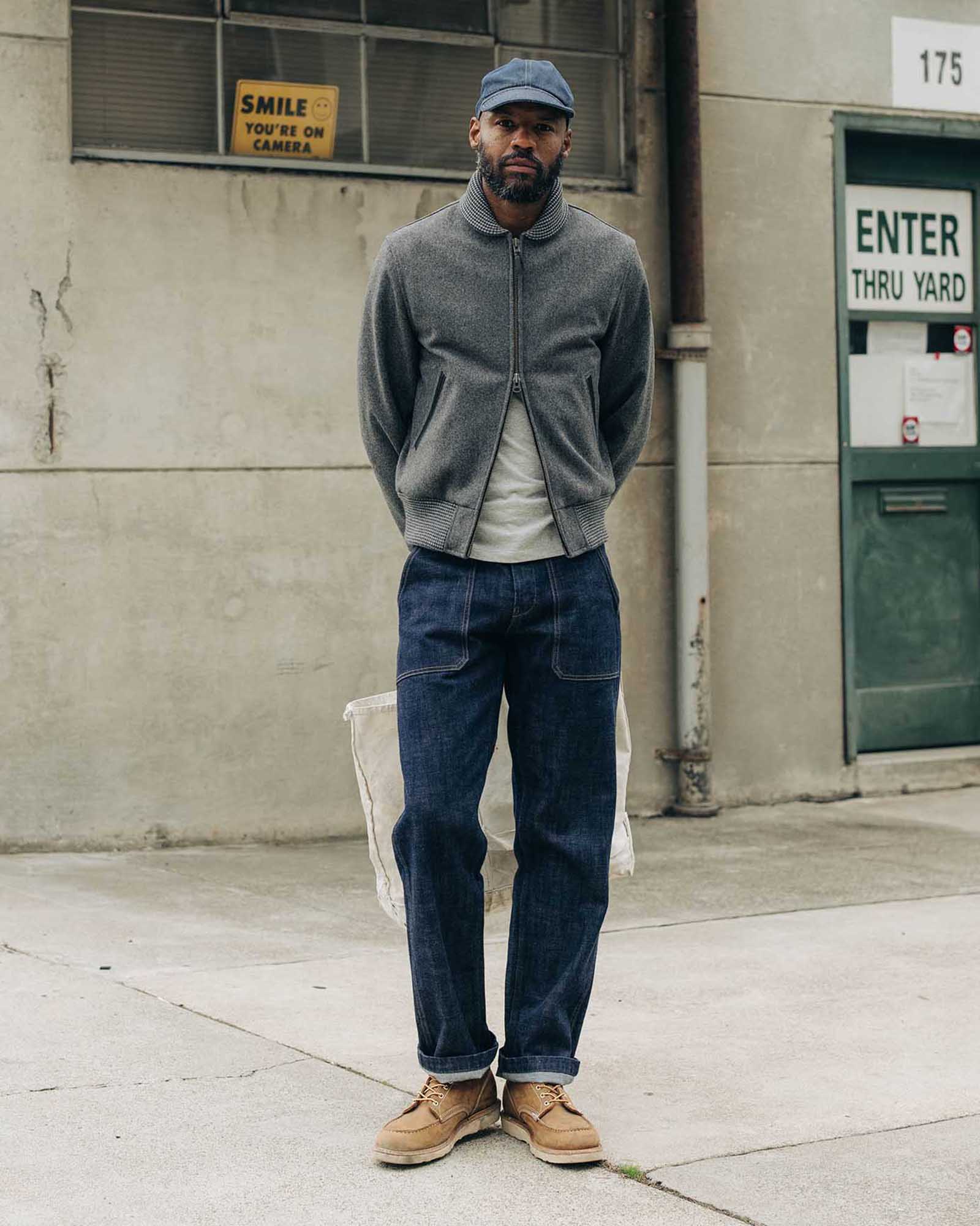 The Golden Bear Bomber in Heather Graphite - Image 2