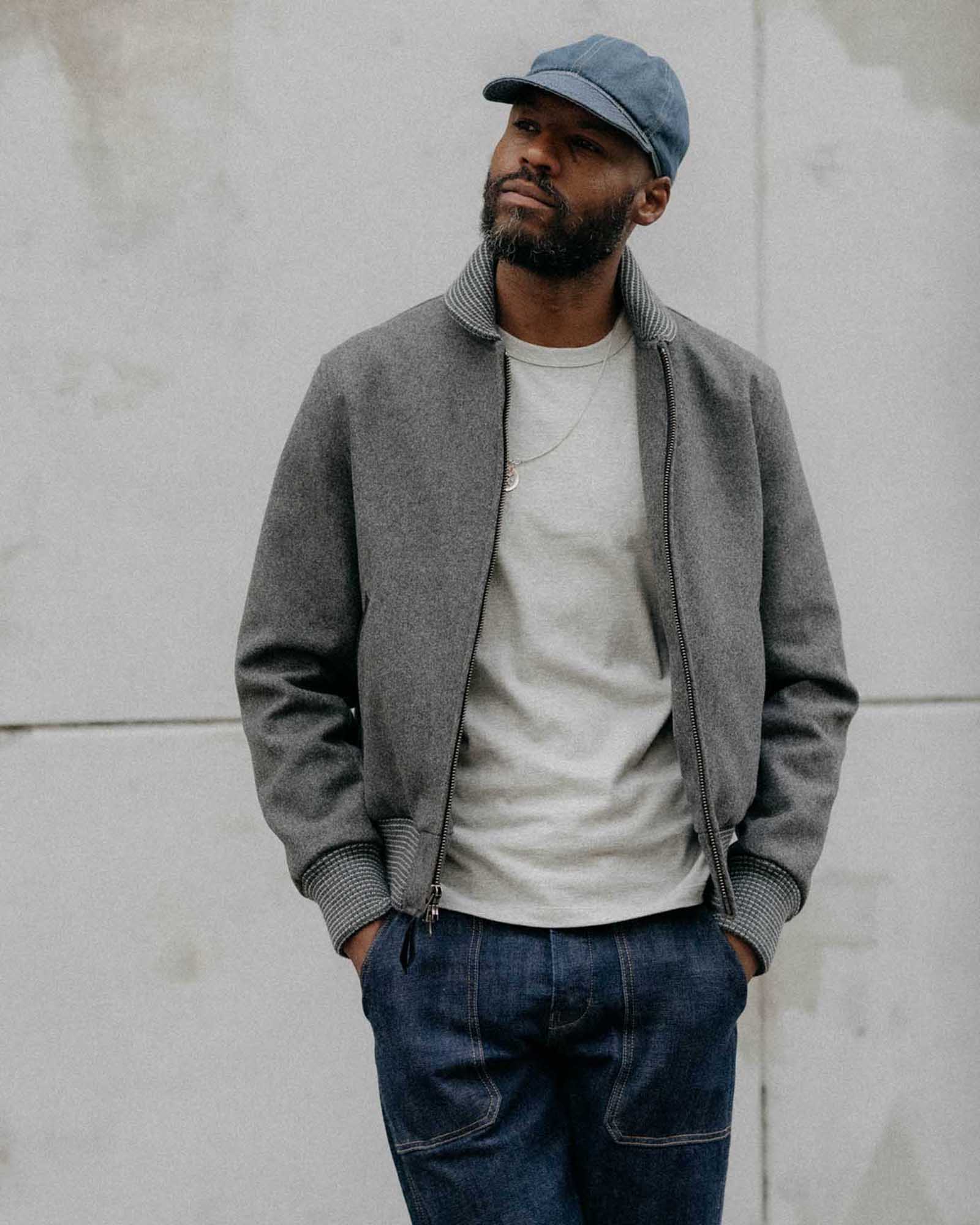 The Golden Bear Bomber in Heather Graphite - Image 4