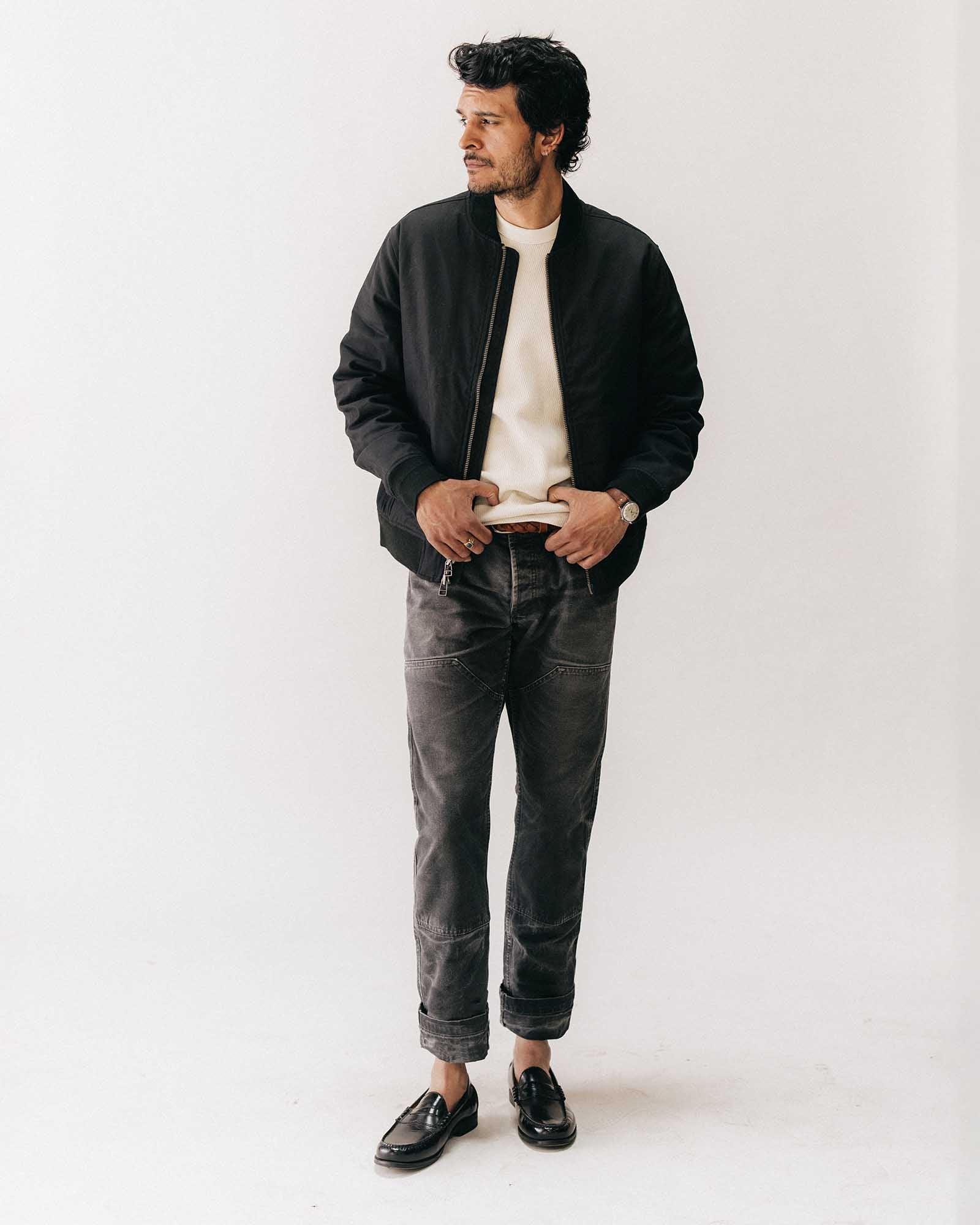 The Good Acre Chore Pant in Black Canvas - Image 2