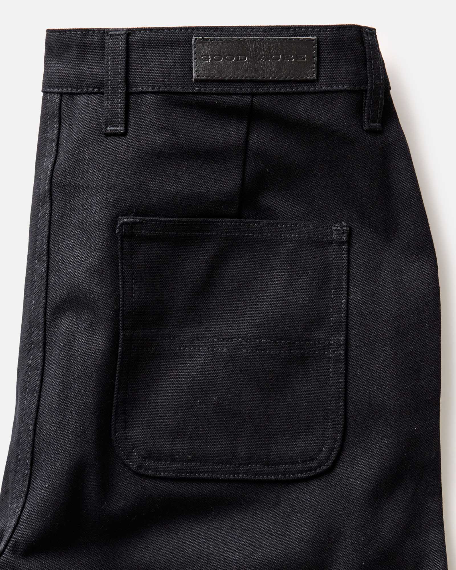 The Good Acre Chore Pant in Black Canvas - Image 8