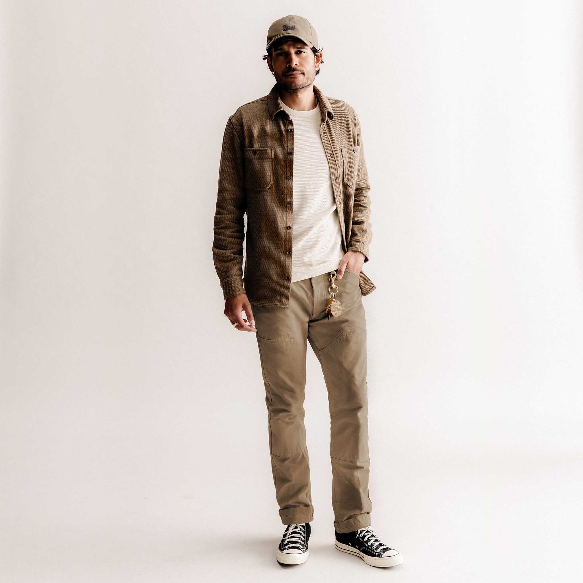The Good Acre Chore Pant in Tan Canvas - Image 3
