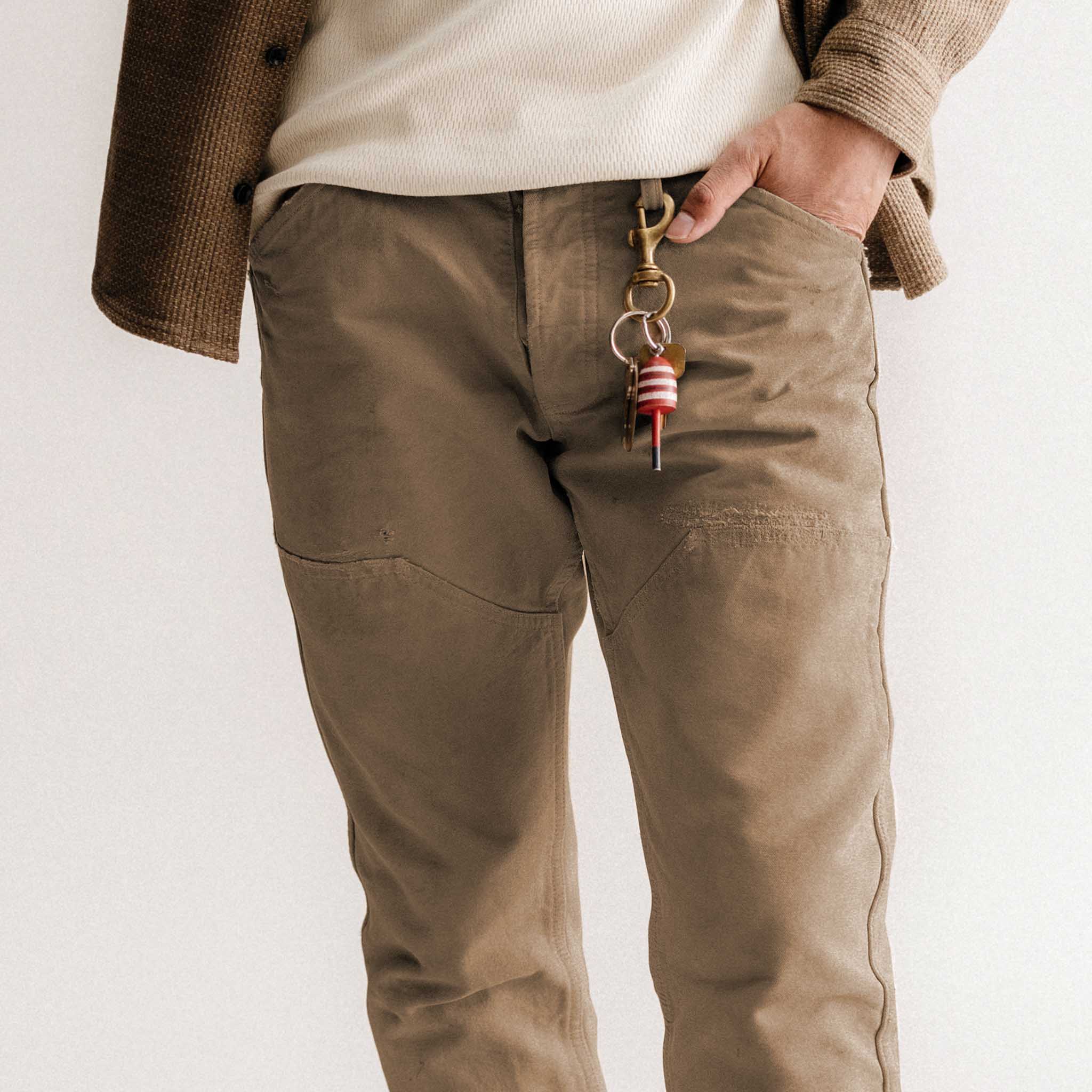 The Good Acre Chore Pant in Tan Canvas - Image 4