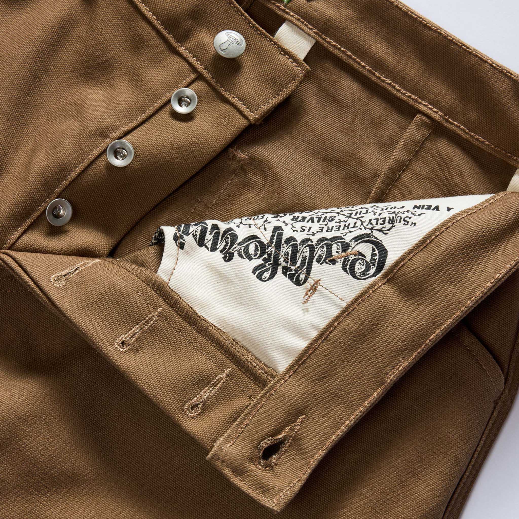 The Good Acre Chore Pant in Tan Canvas - Image 7