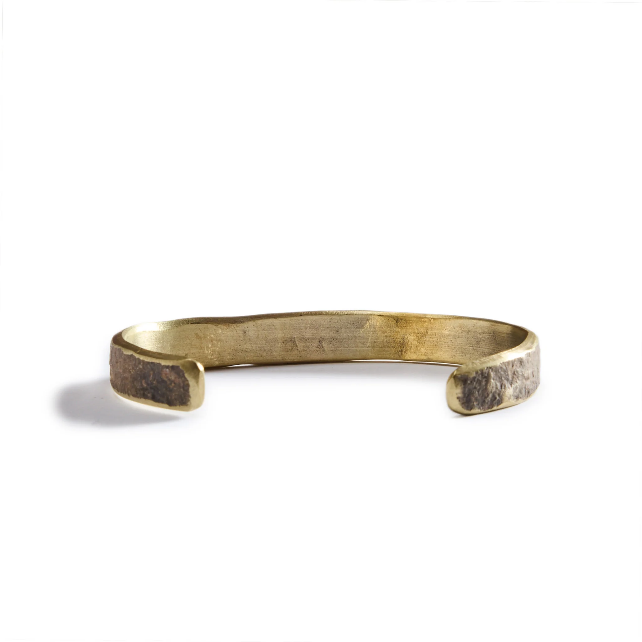The Hammered Cuff in Brass - Image 4