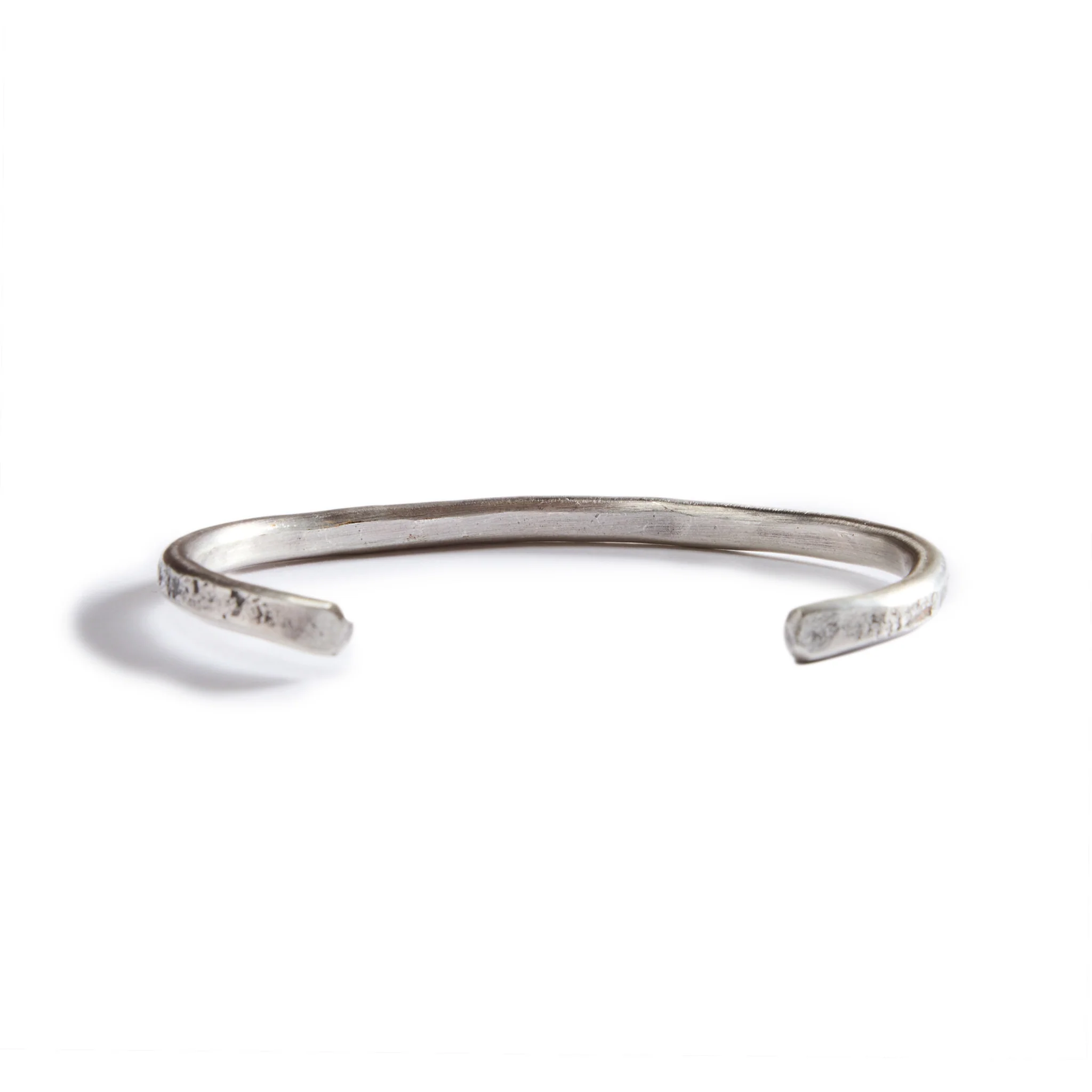 The Hammered Cuff in Silver - Image 4
