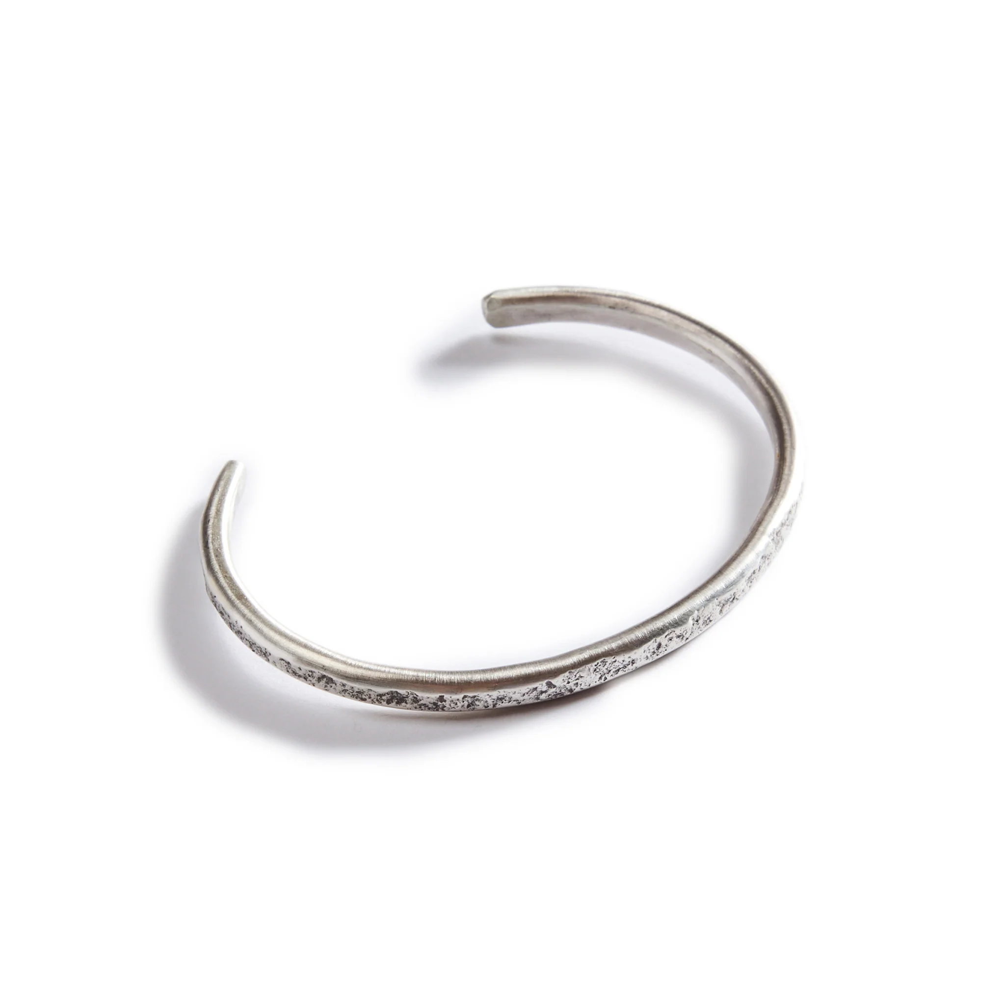 The Hammered Cuff in Silver - Image 6